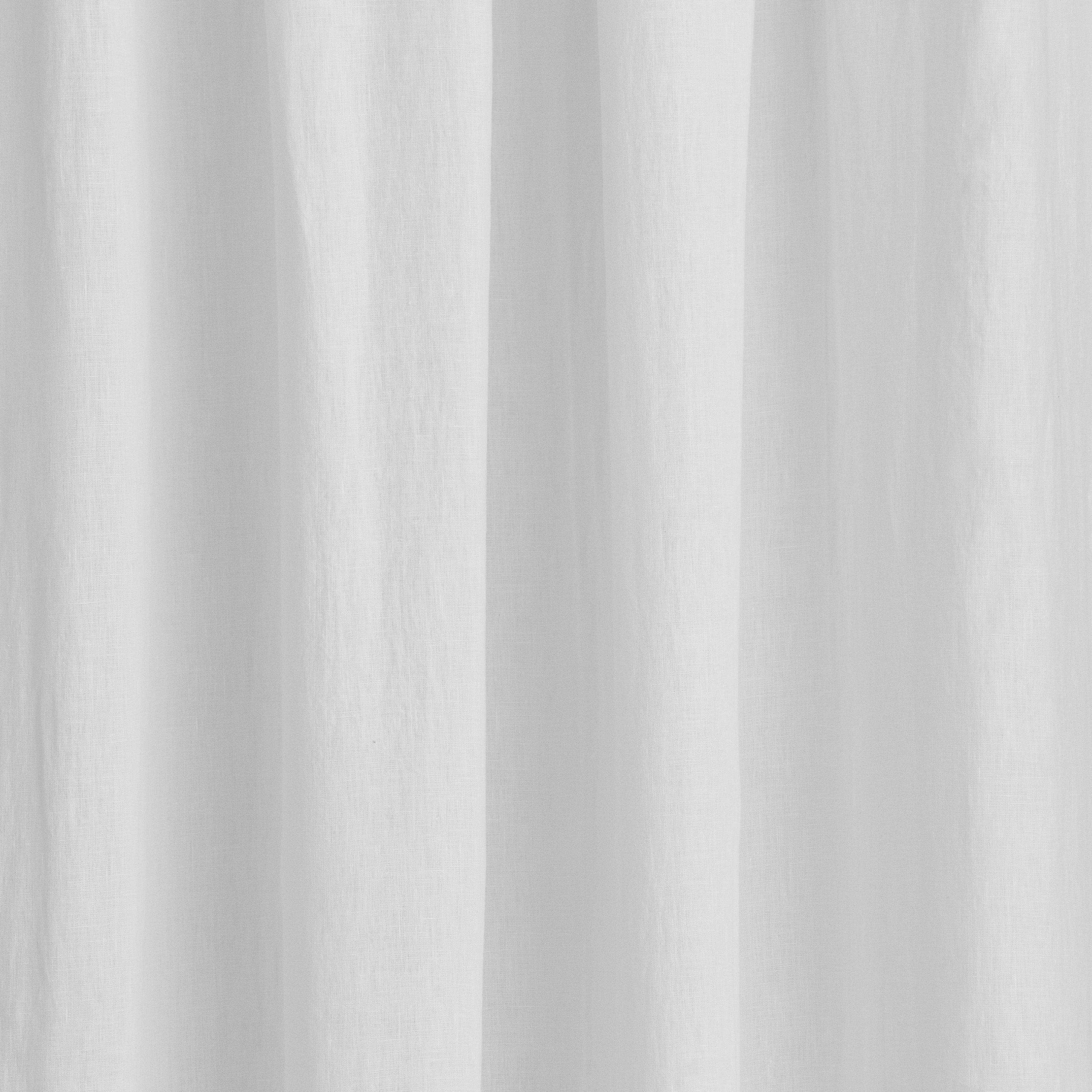 Himla Sunrise Gardinlängd Linne White 140x250