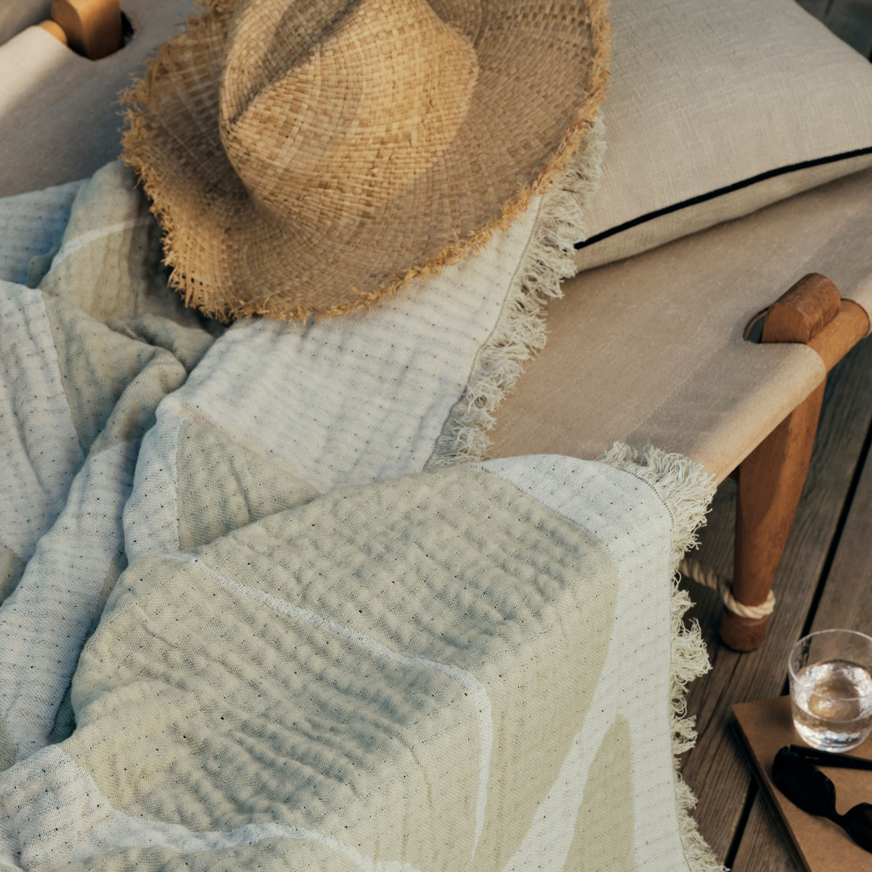 Broste Copenhagen Herbert Torkkupeitto Vihreä 130x180