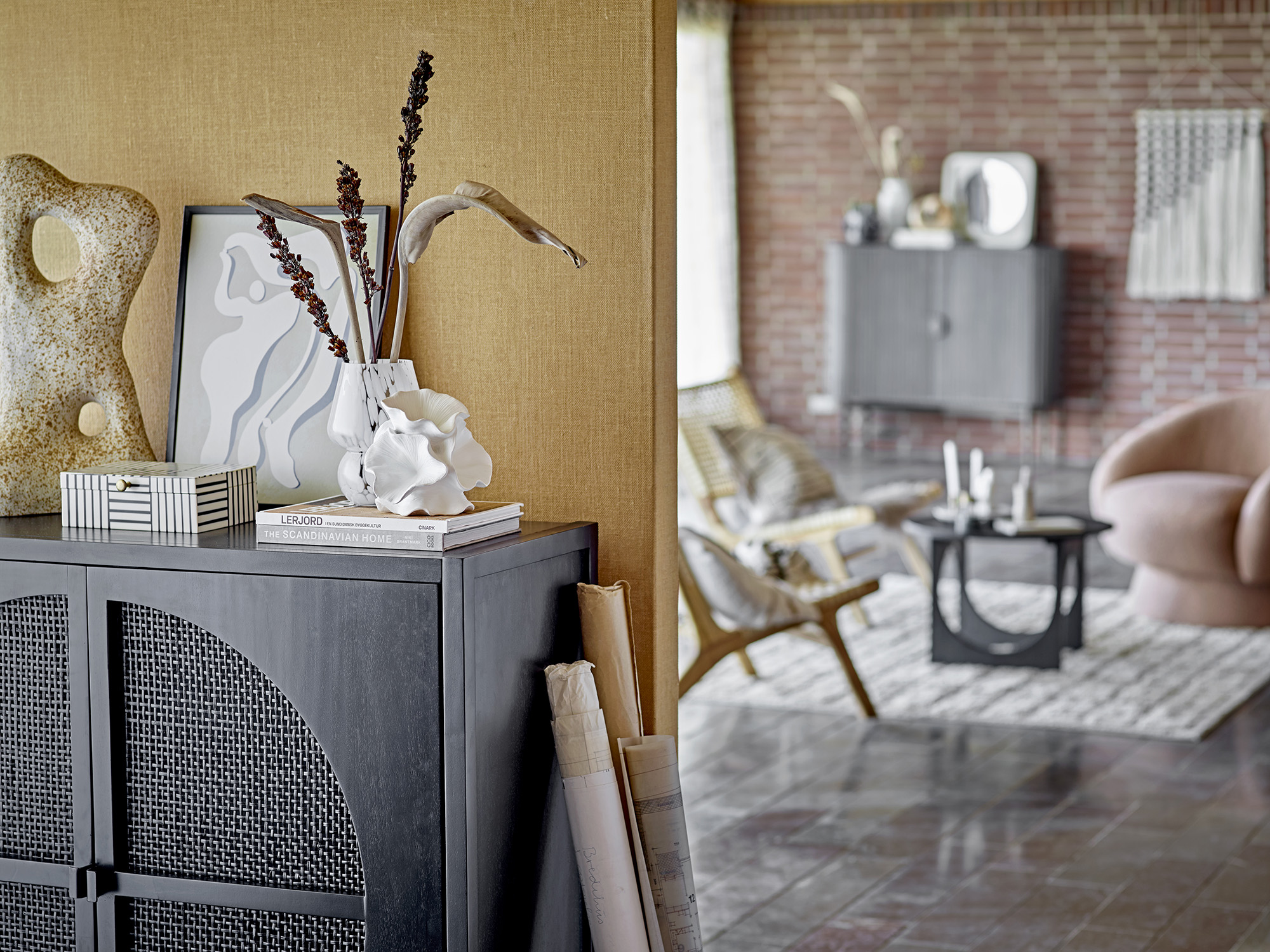 Bloomingville Claudette Skulptur White