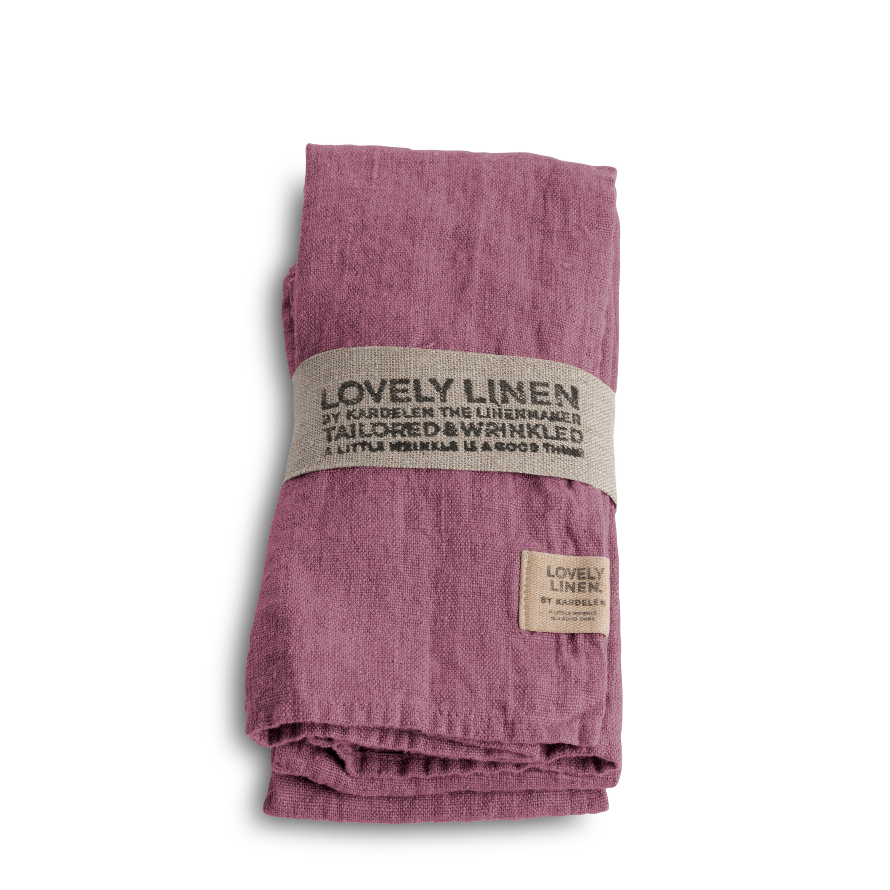 Lovely Servett Linne Old Rose 4-pack