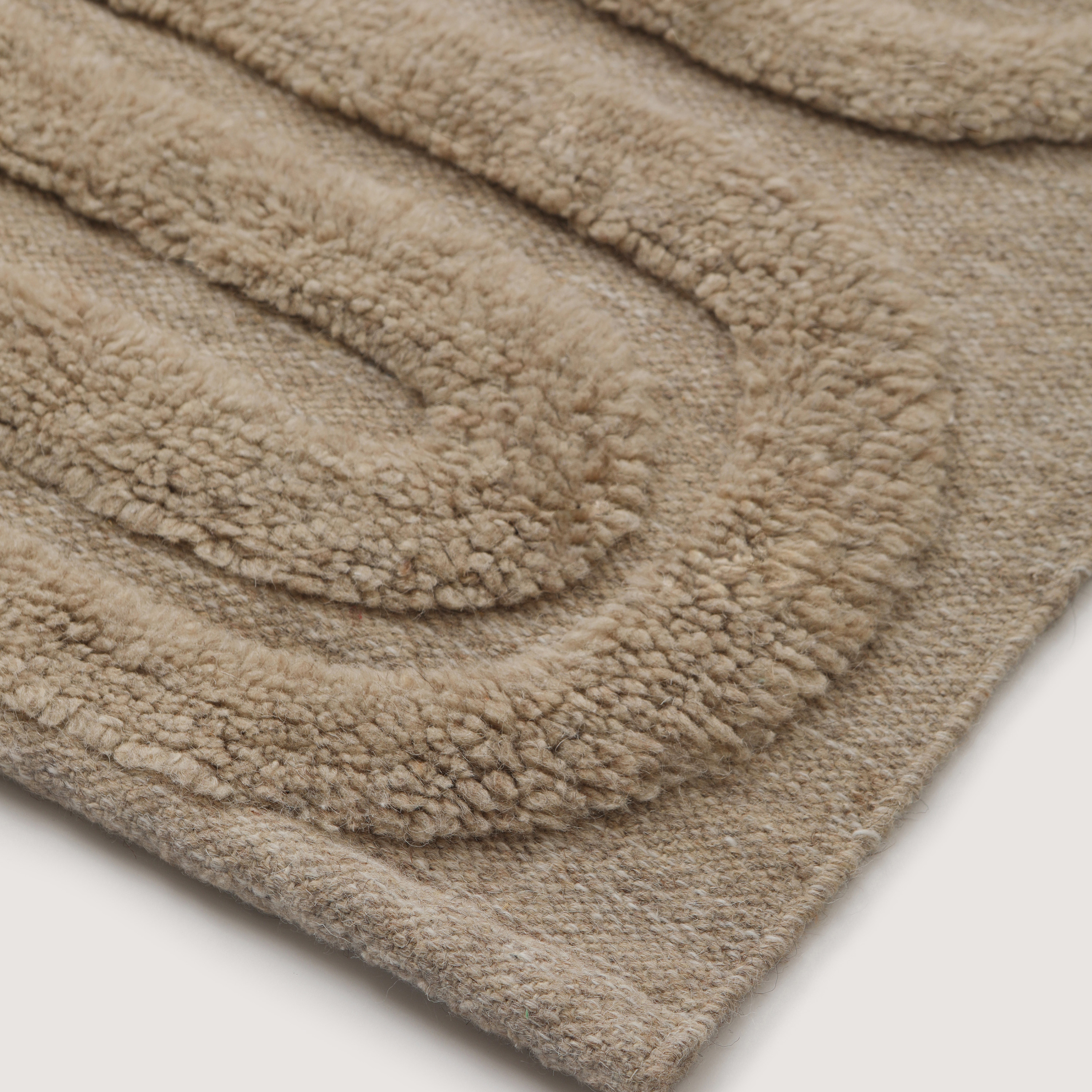 Tinted Riklund Wollteppich Beige/Melange 160x230