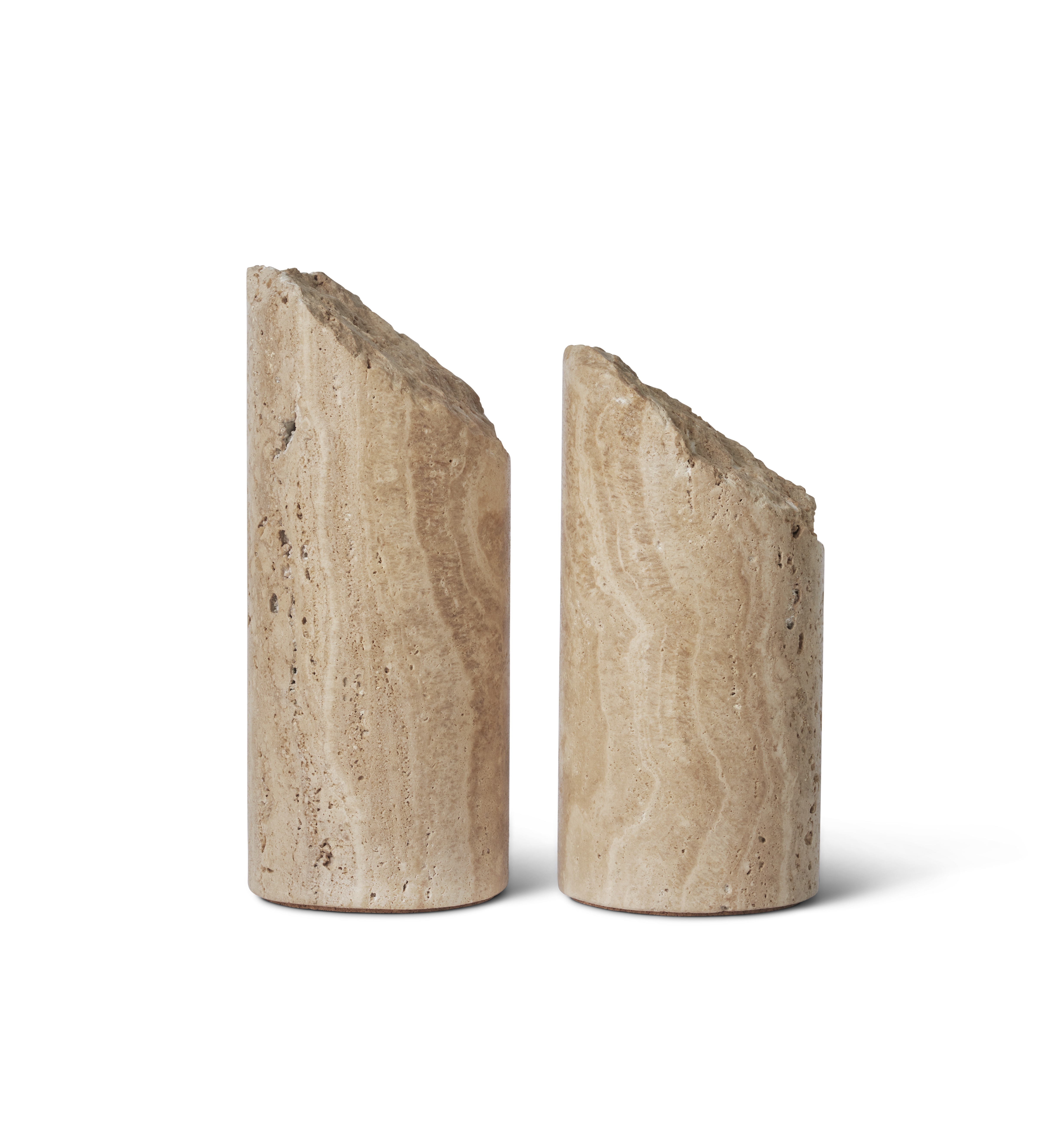 Spring Copenhagen Colonna Bokstöd Travertin Sand 2-pack