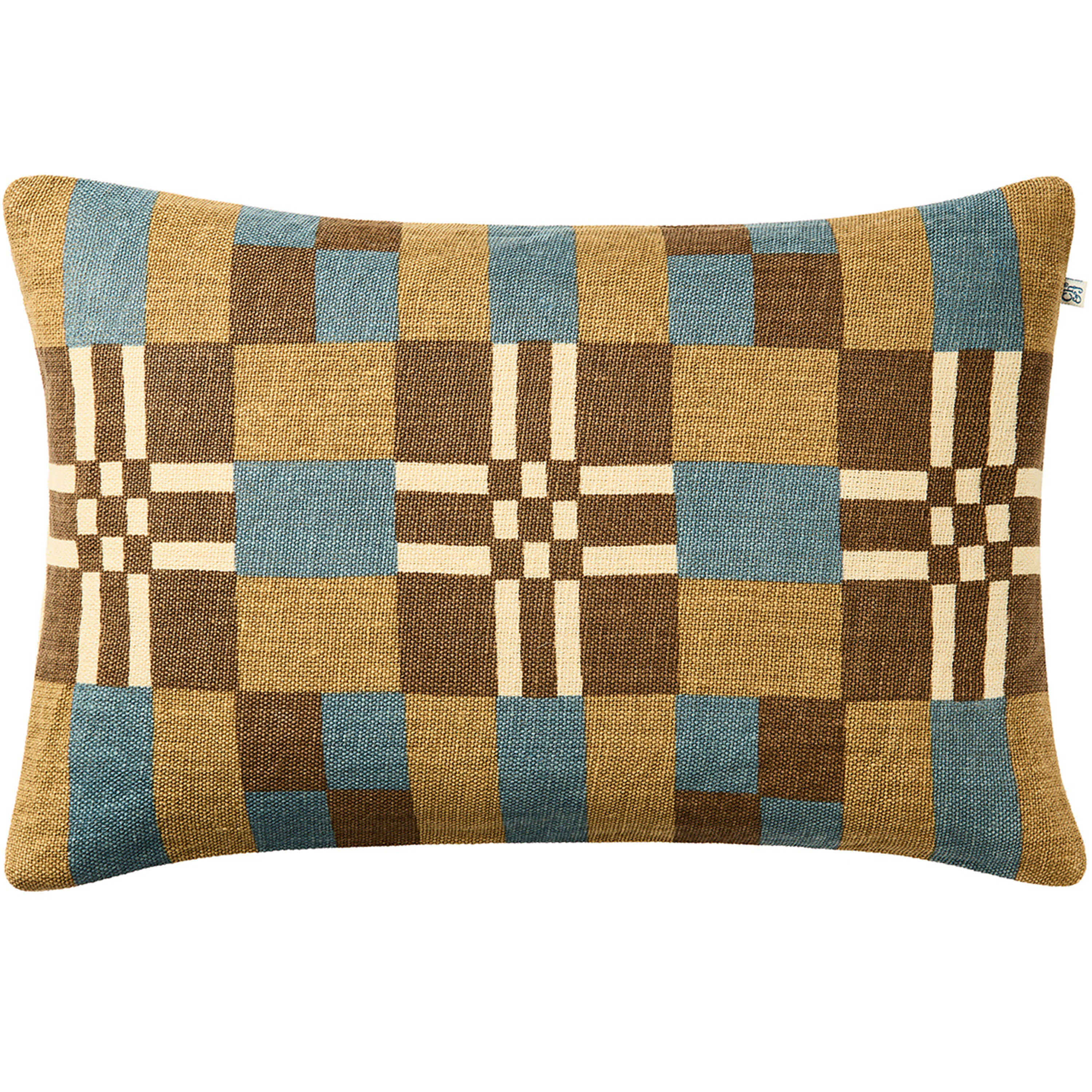 Ravi Tyynyliina Khaki/Heaven Blue/Taupe 40x60