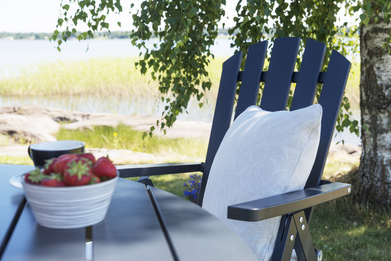 Hillerstorp Läckö Positionsstol Orkangrå