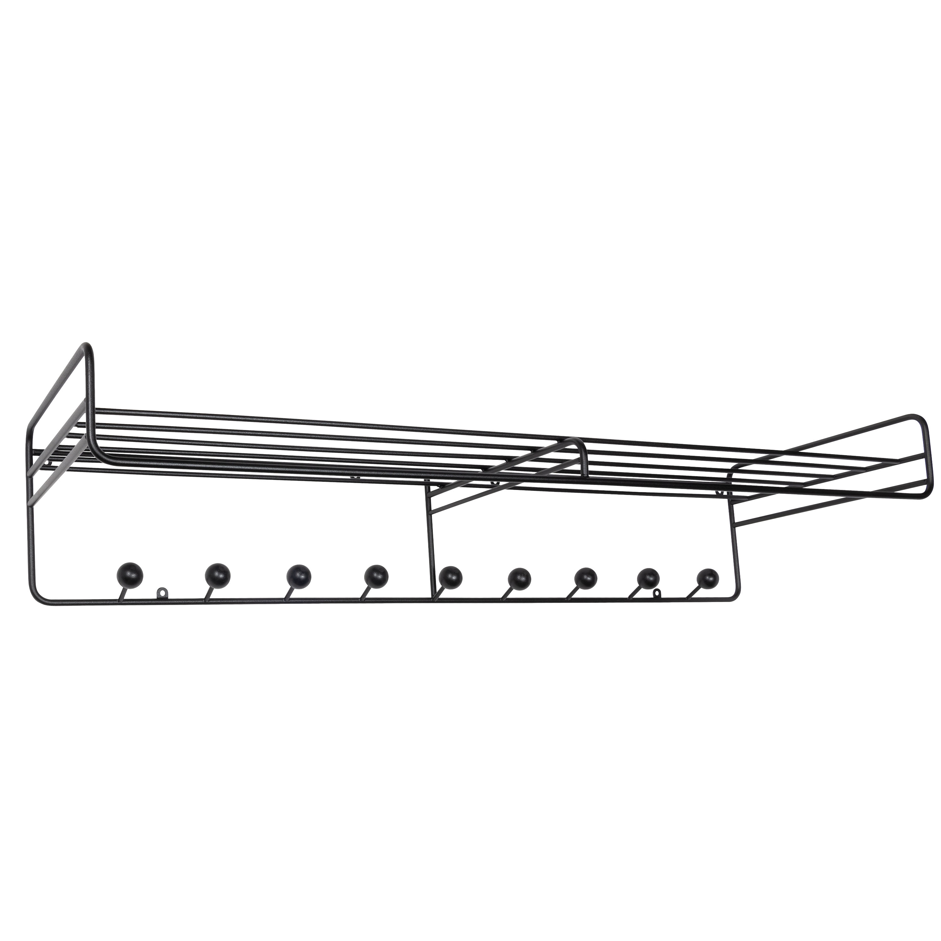 Bill Hutablage Schwarz 102cm