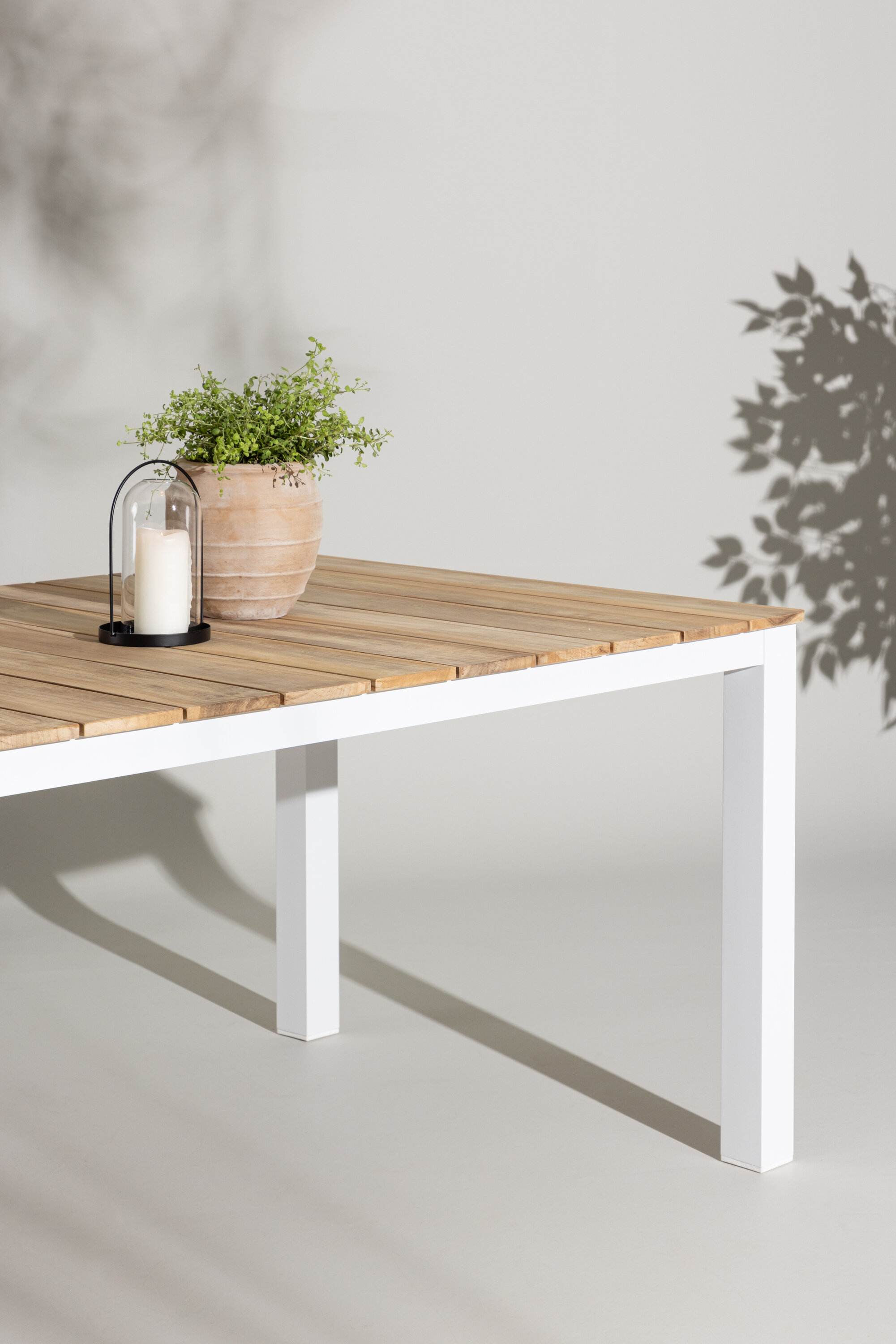 Venture Home Charlie Matbord Vit 210cm