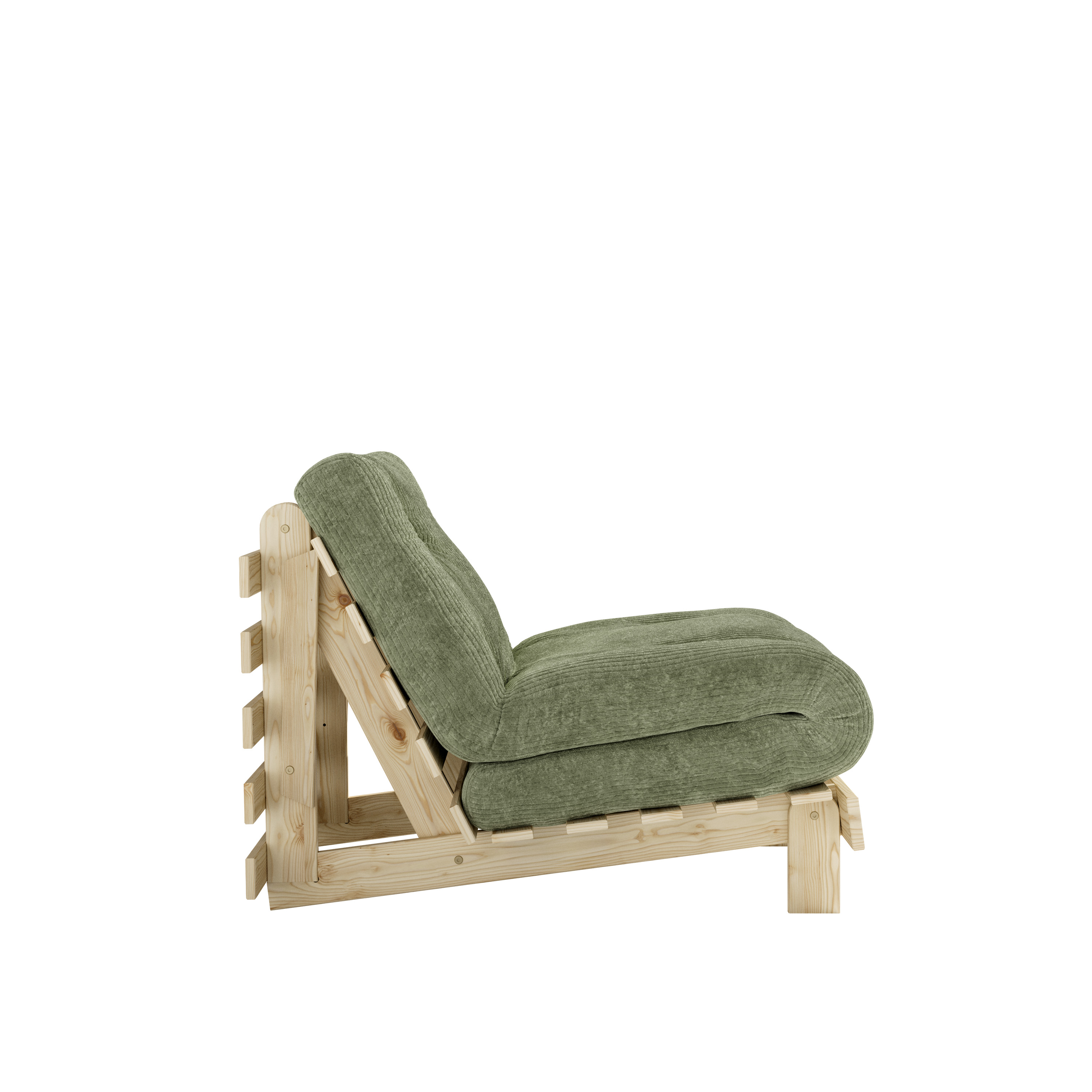 Karup Design Roots Sovesofa Raw/Khaki Green 90cm