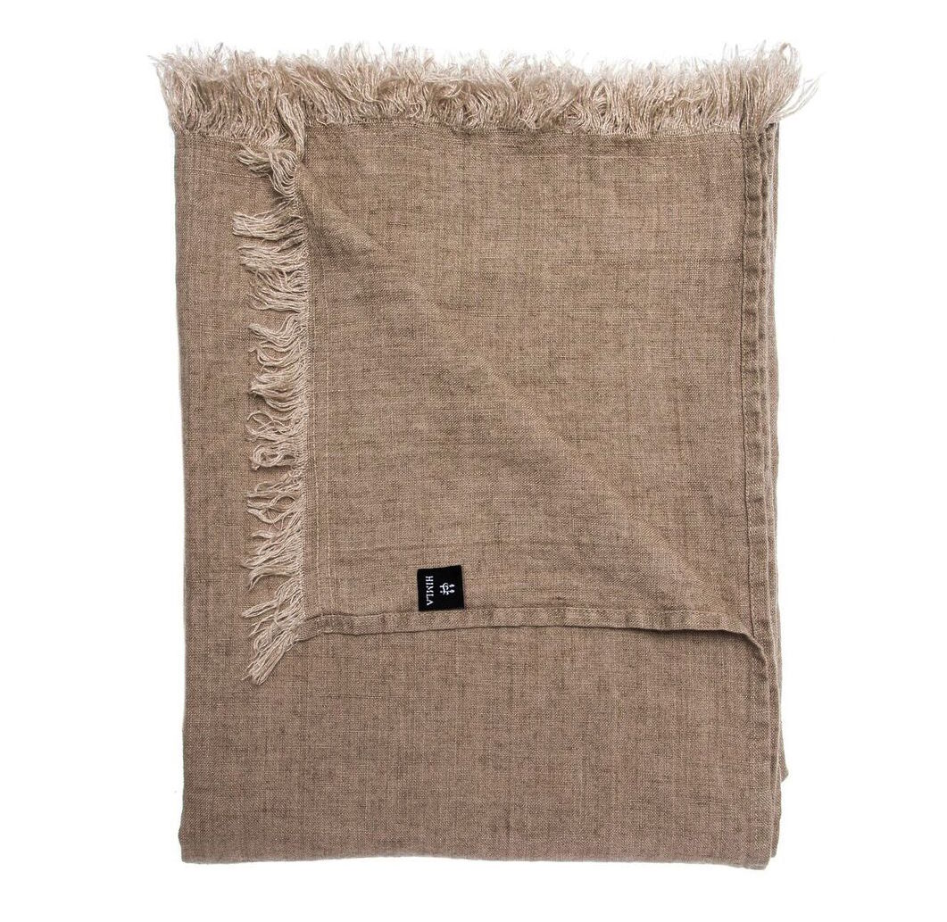 Himla - Levelin Pläd Linne Natural - Beige