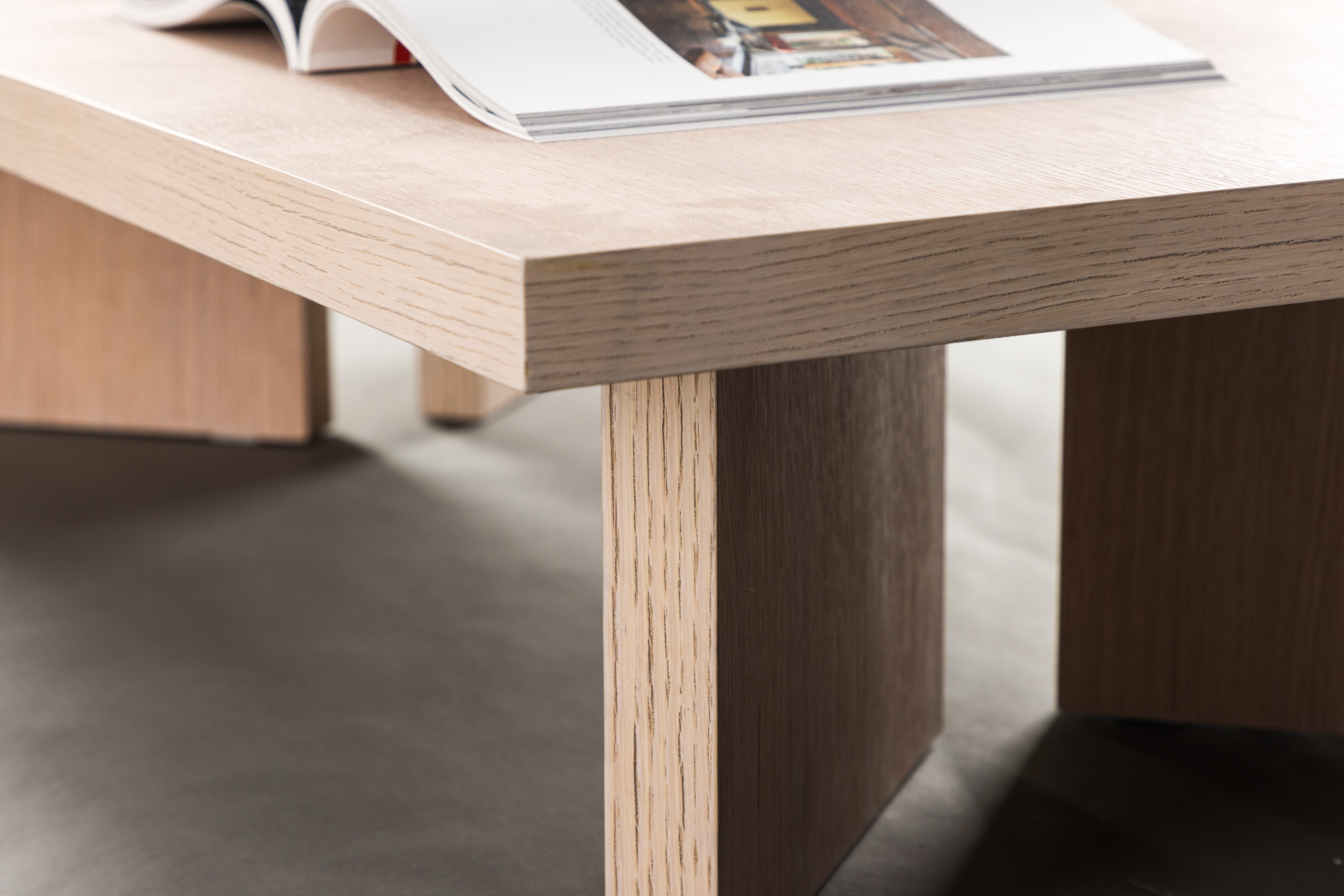 Vind Bassholmen Soffbord Whitewash 140cm