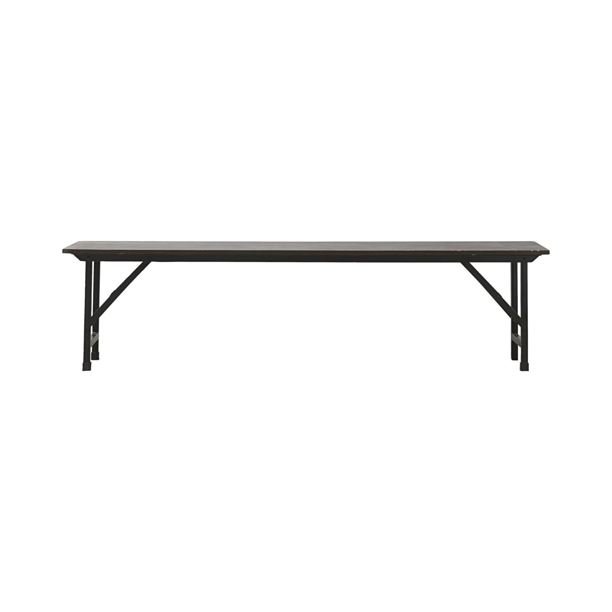 House Doctor - Party Klappbank Schwarz 180cm - Bänke