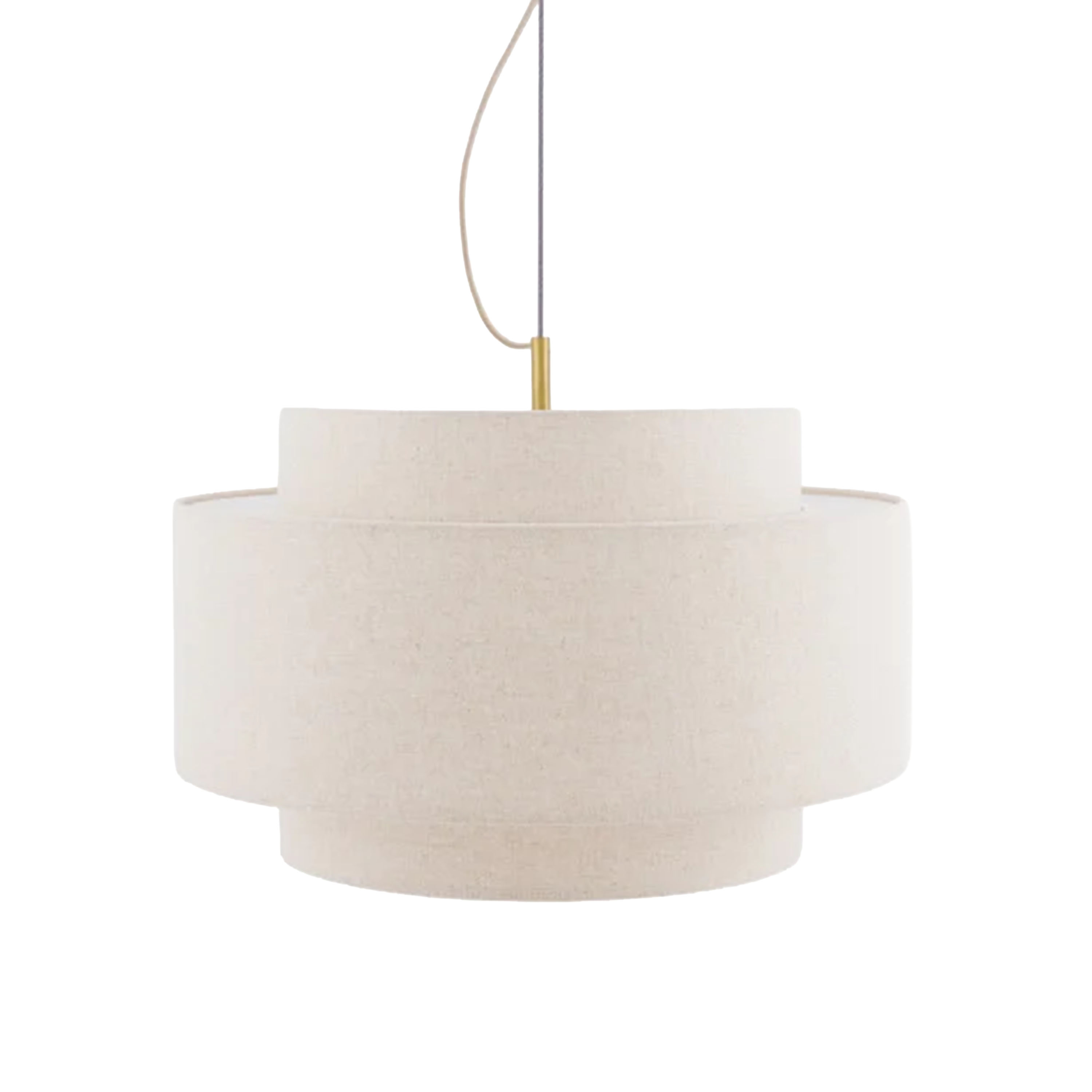 Noah Taklampe Beige Ø50
