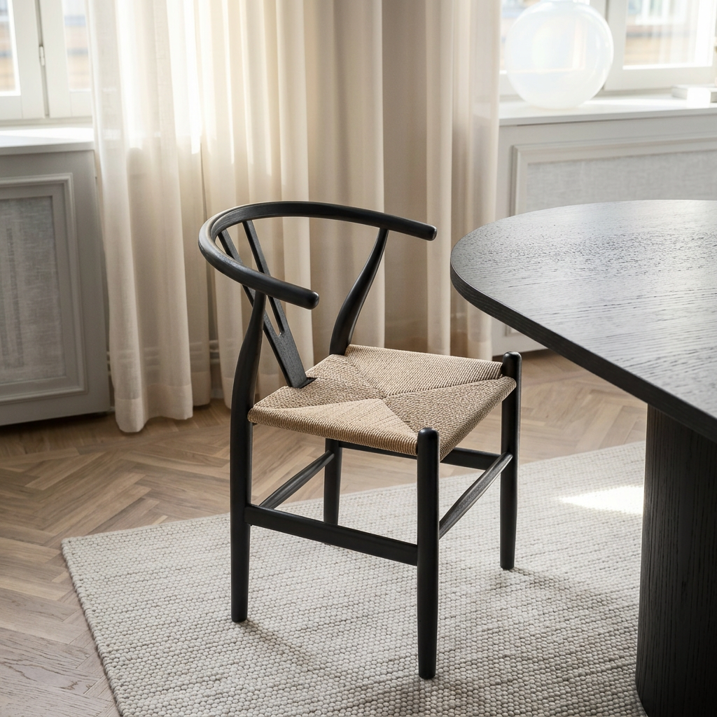 Sleepo Collection Clara Matstol Svartbetsad Ek