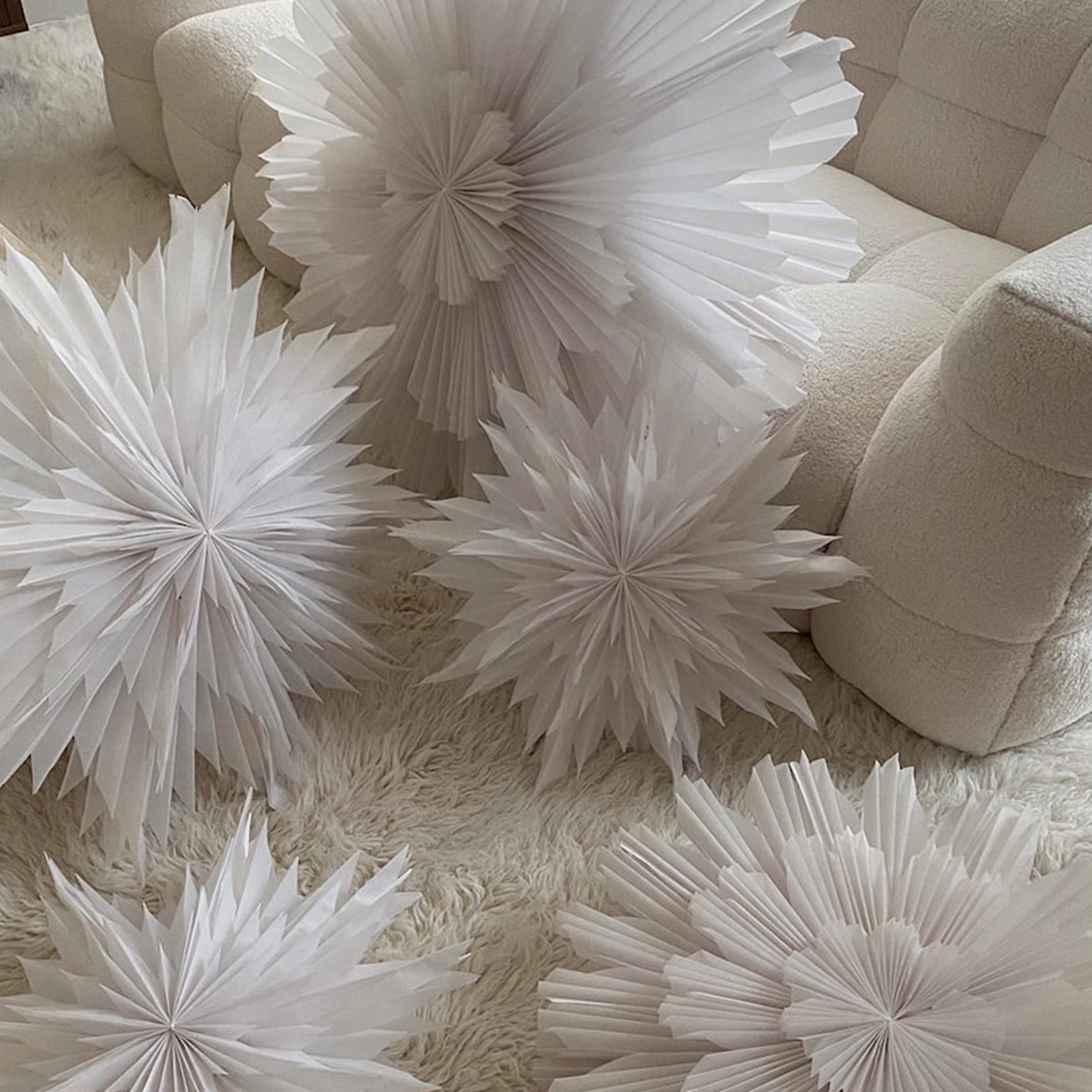 Watt &amp; Veke Snöblomma Joulutähti Valkoinen 68cm