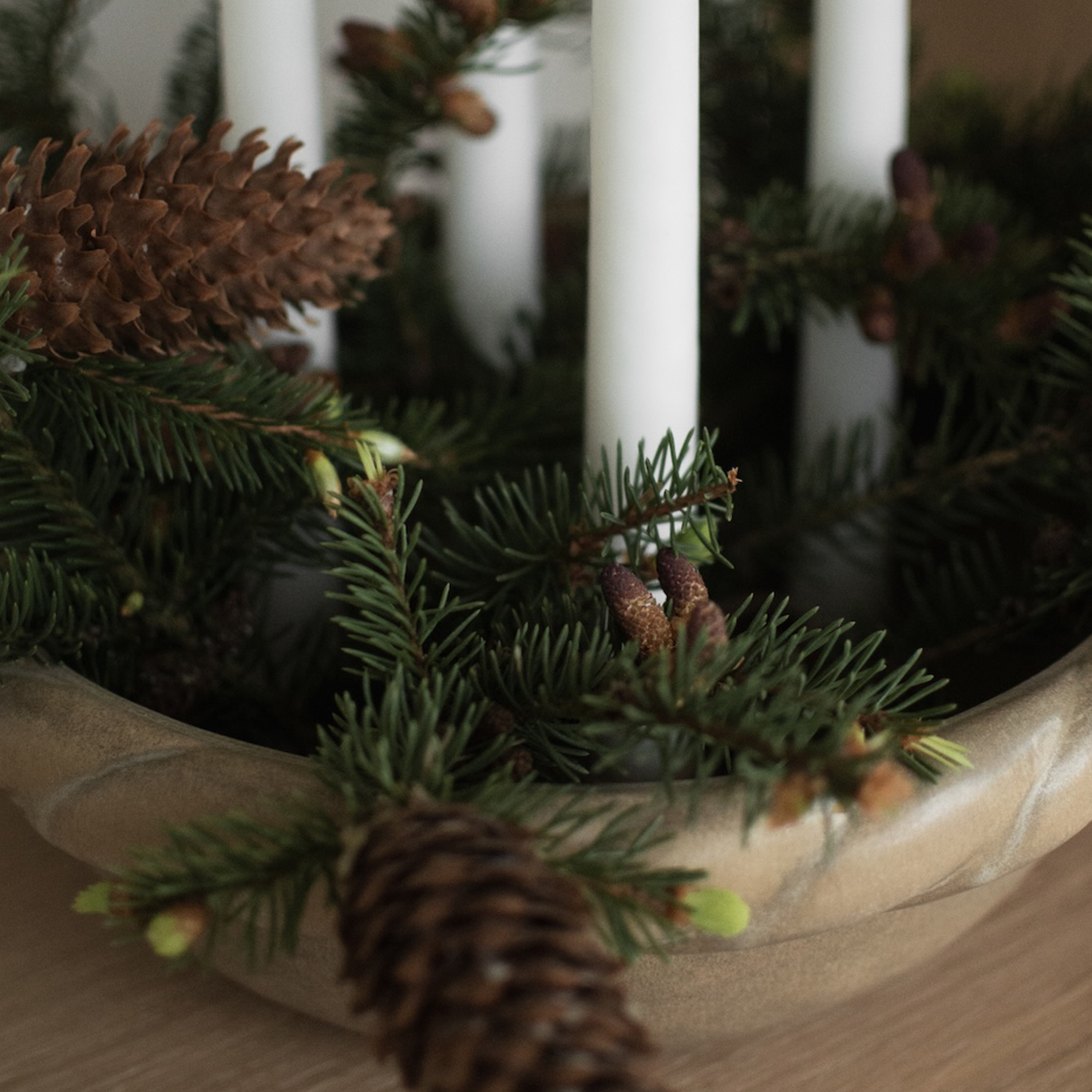 DBKD Twine Ljusstake Beige Ø30