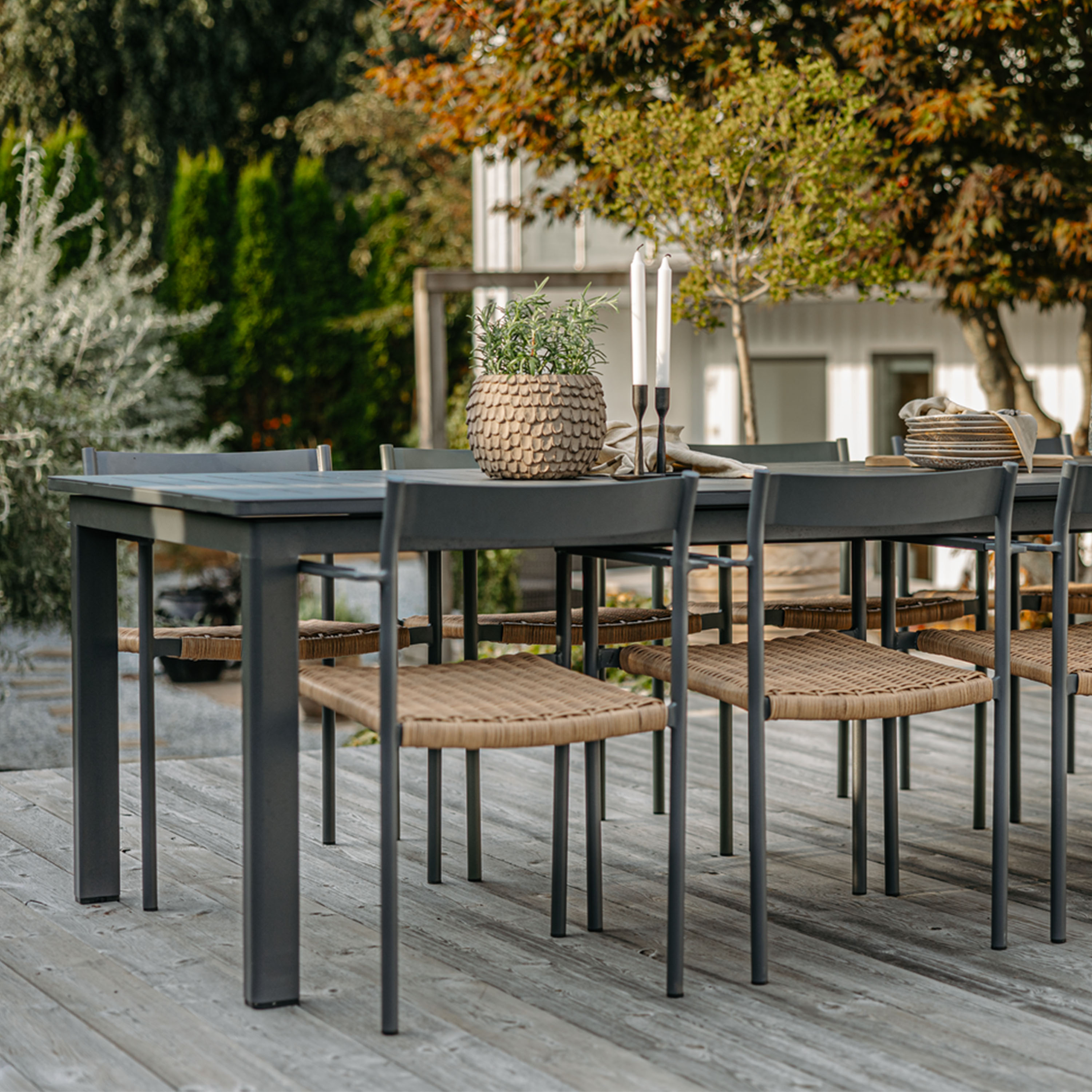 Brafab Lomma Matbord Anthracite 260cm