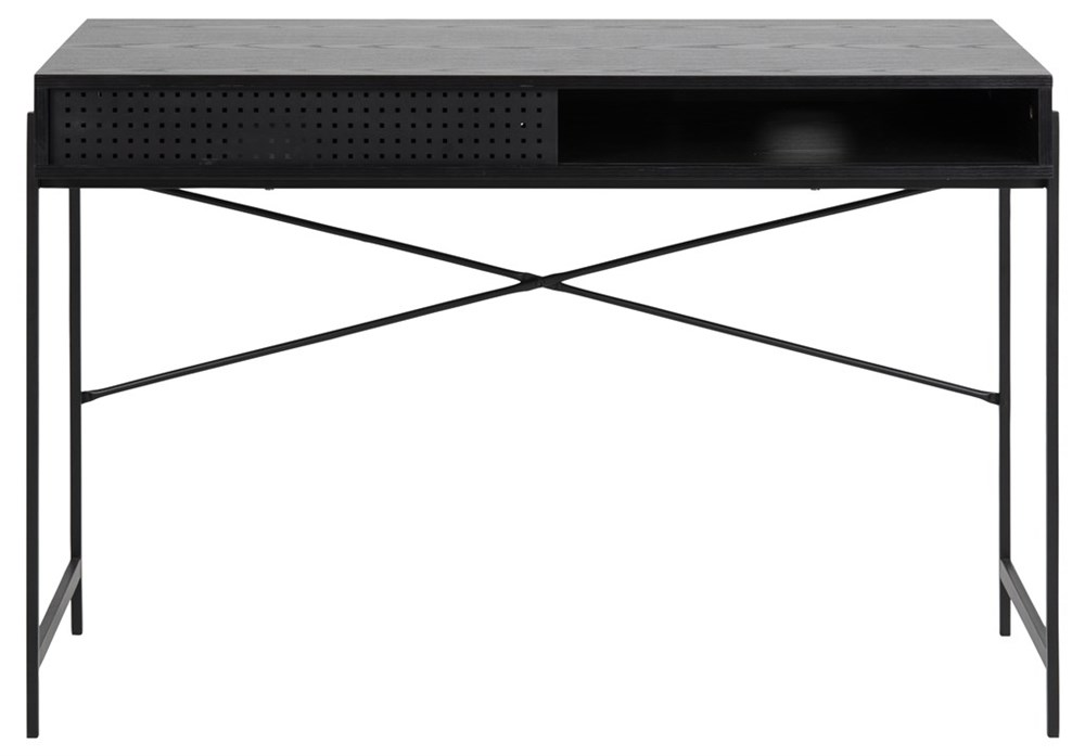 Nordic Home Evelyn Schreibtisch Schwarz
