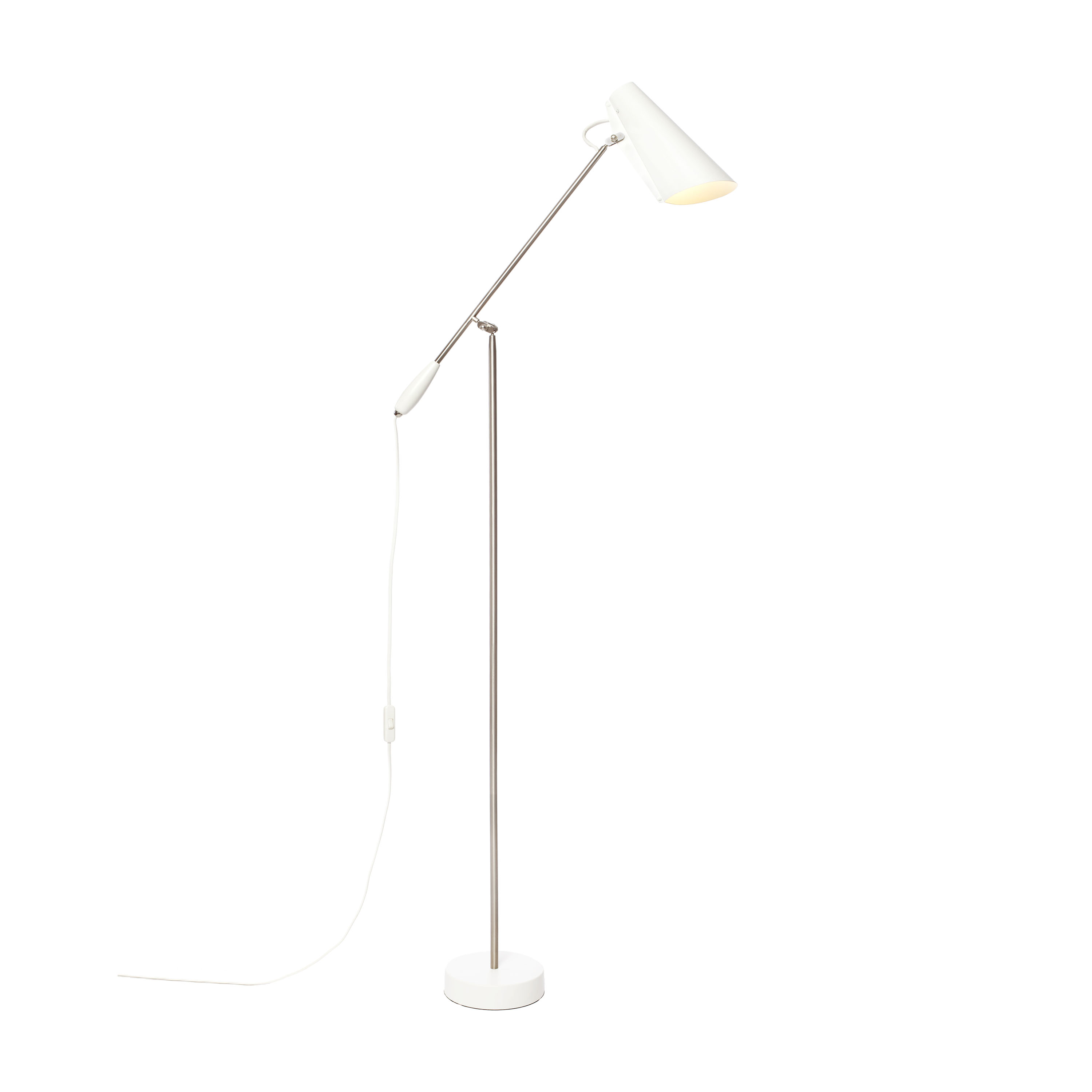 Birdy Golvlampa White/Steel
