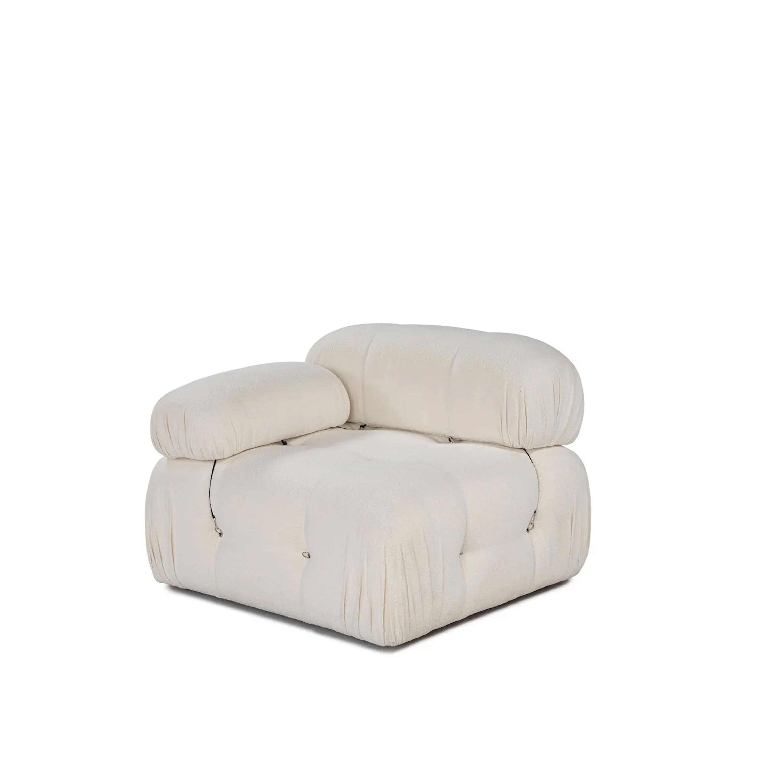 Blanca Vänstermodul White Bouclé