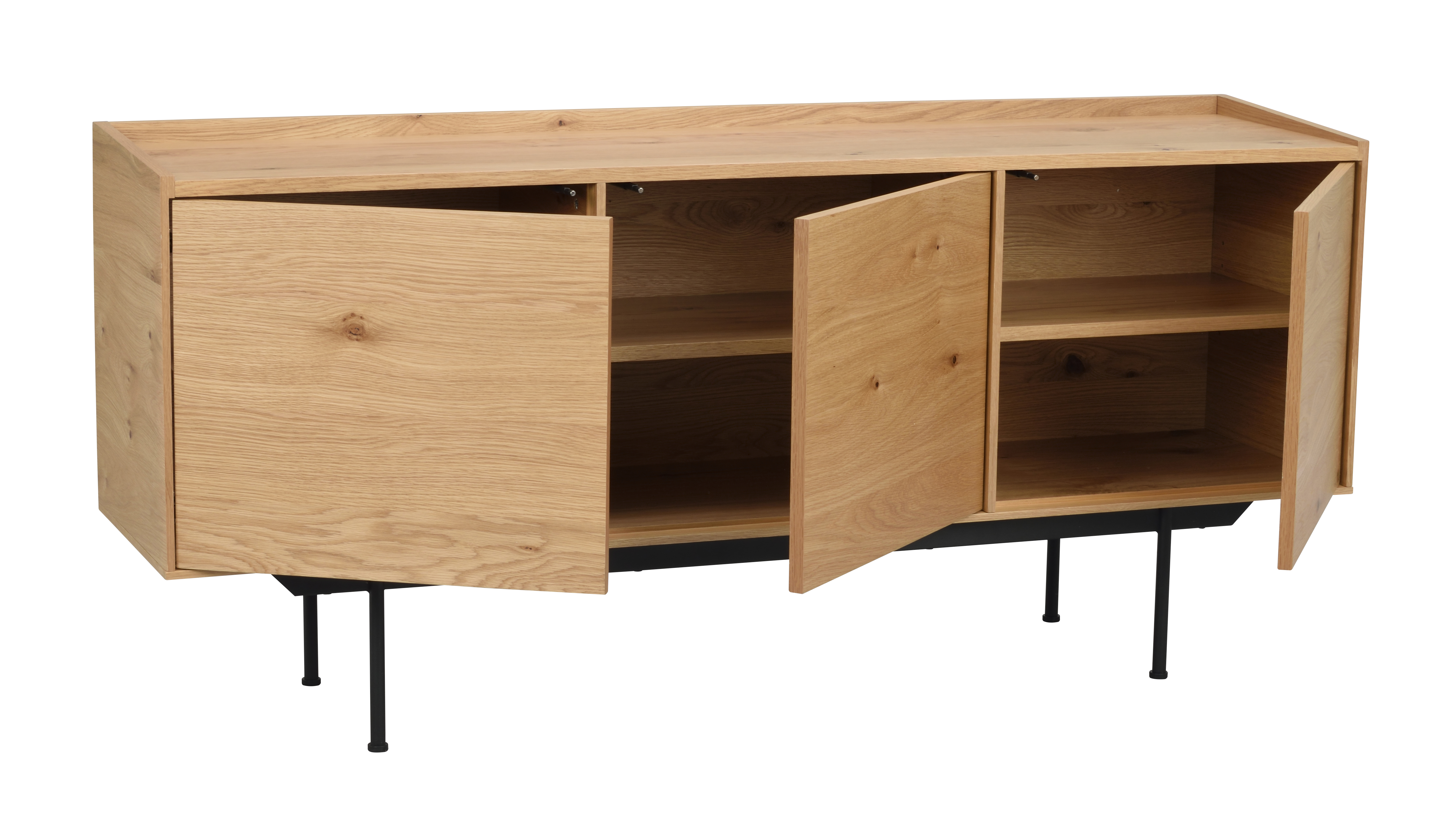 Rowico Home Brewerton Sideboard Ek/Svart 160cm