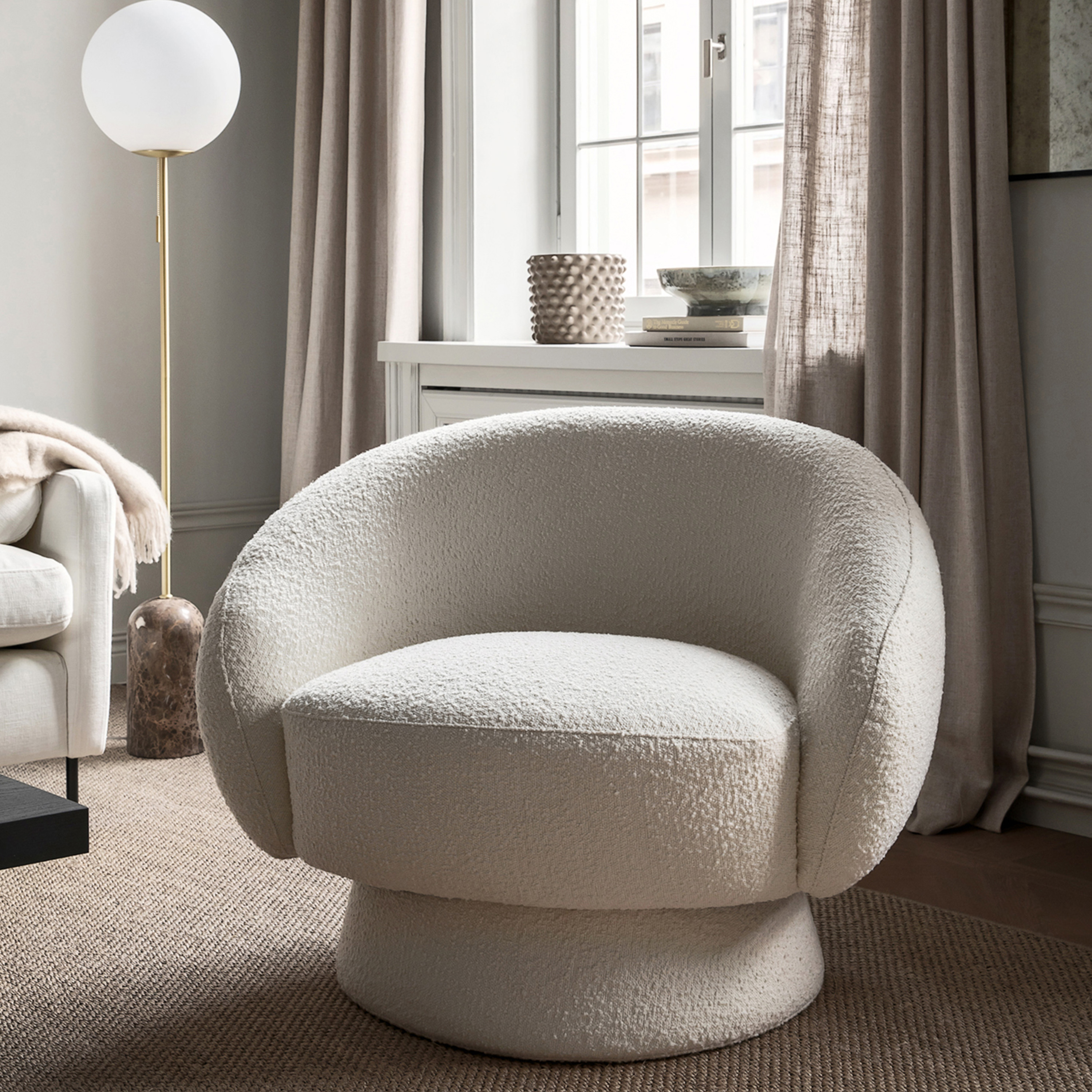 Bloomingville Ted Lounge Chair White