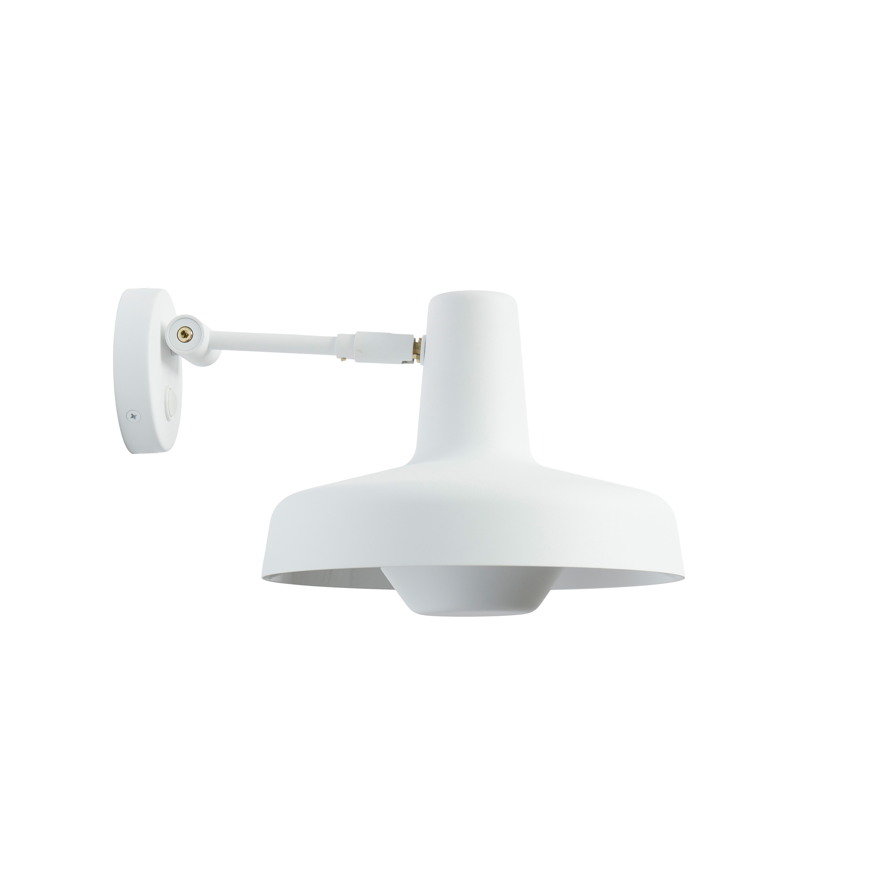 Grupa - Arigato Vägglampa Extra Short White - Svart