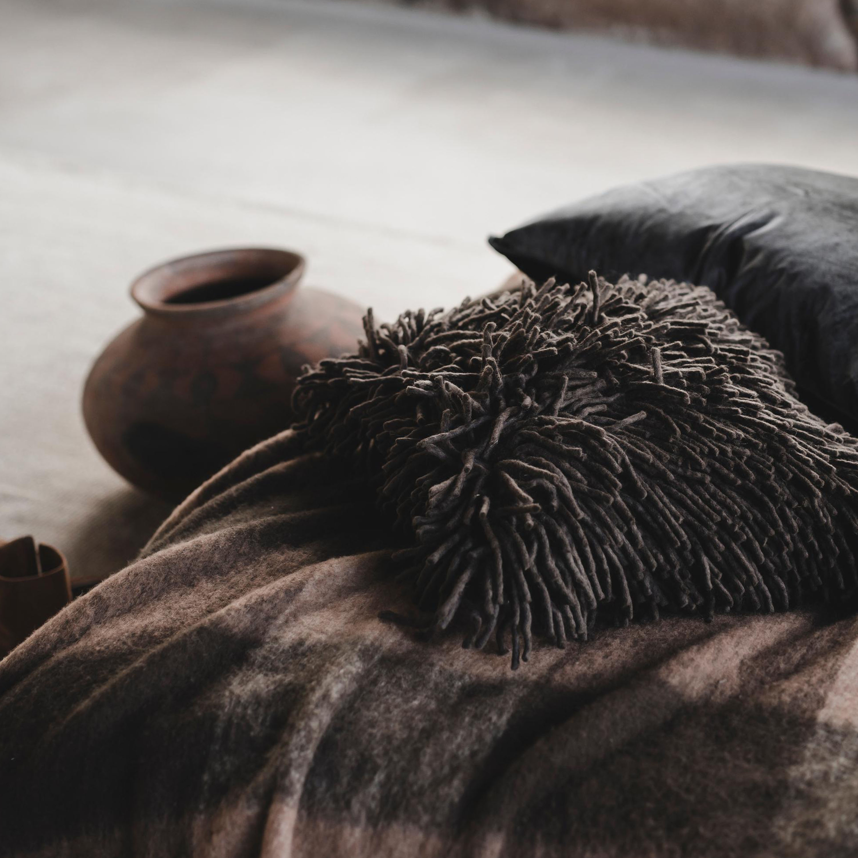 Jakobsdals Bonbon putetrekk brun 50x50