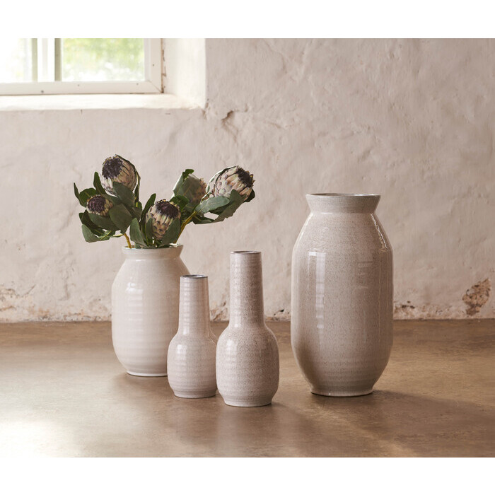 Nordic Home Holly Vase Mandel 40,5 cm