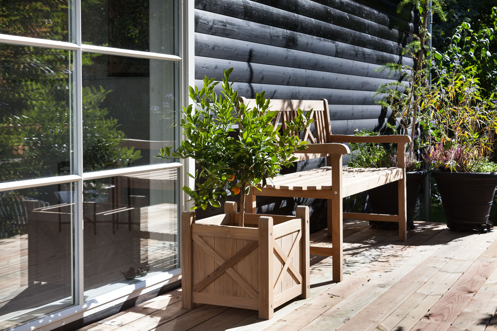 Cinas Rosenborg 2-Sitzer Sofa aus Teakholz