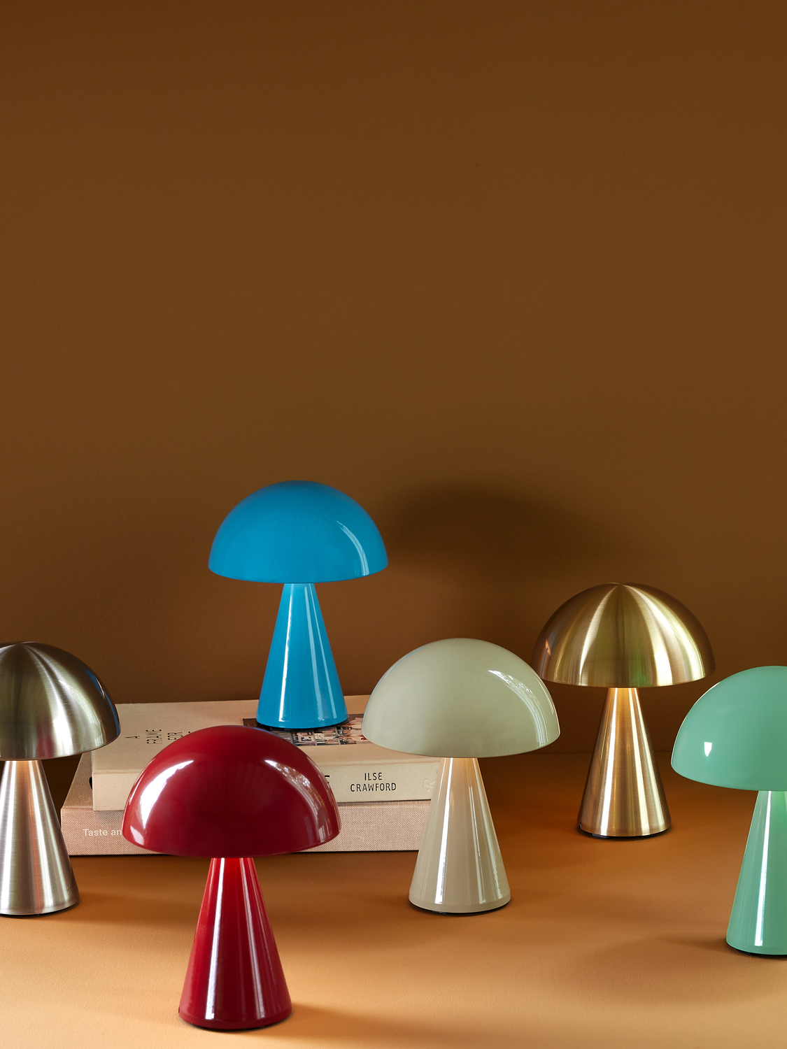 Hübsch Mush Portabel Bordslampa Sand 20cm