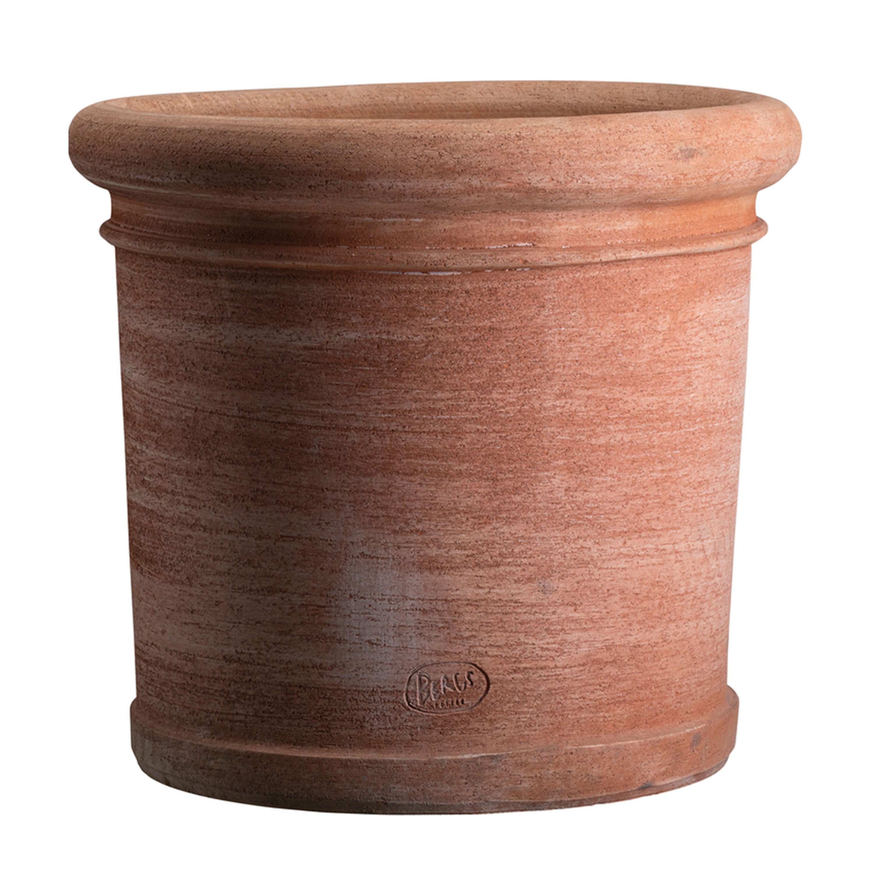 Bergs Potter - Cilindro Kruka Raw Rosa Terracotta Ø62 - Grå