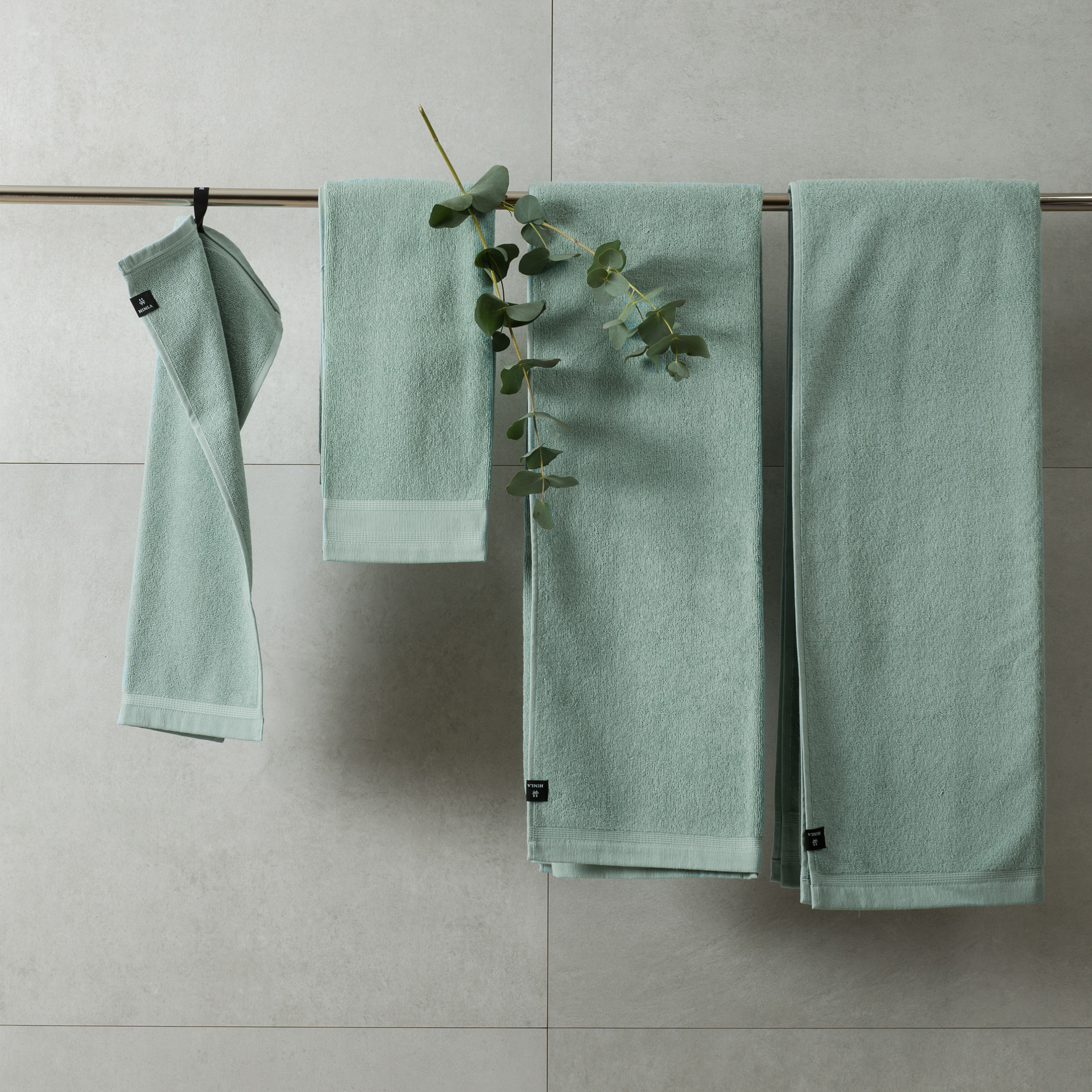 Himla Lina Håndkle Aqua 70x140