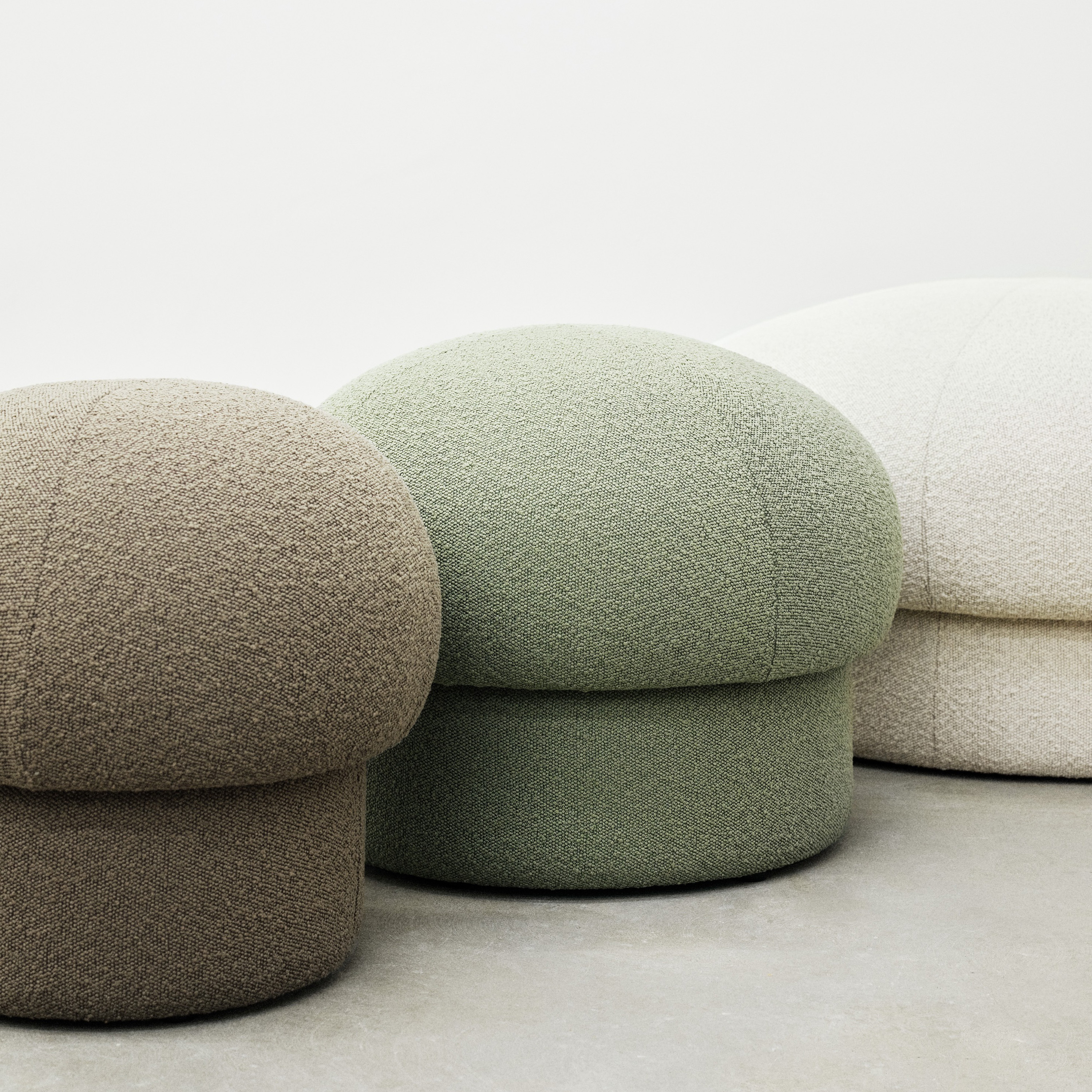 Design House Stockholm Uno Sittpuff Brown Ø65