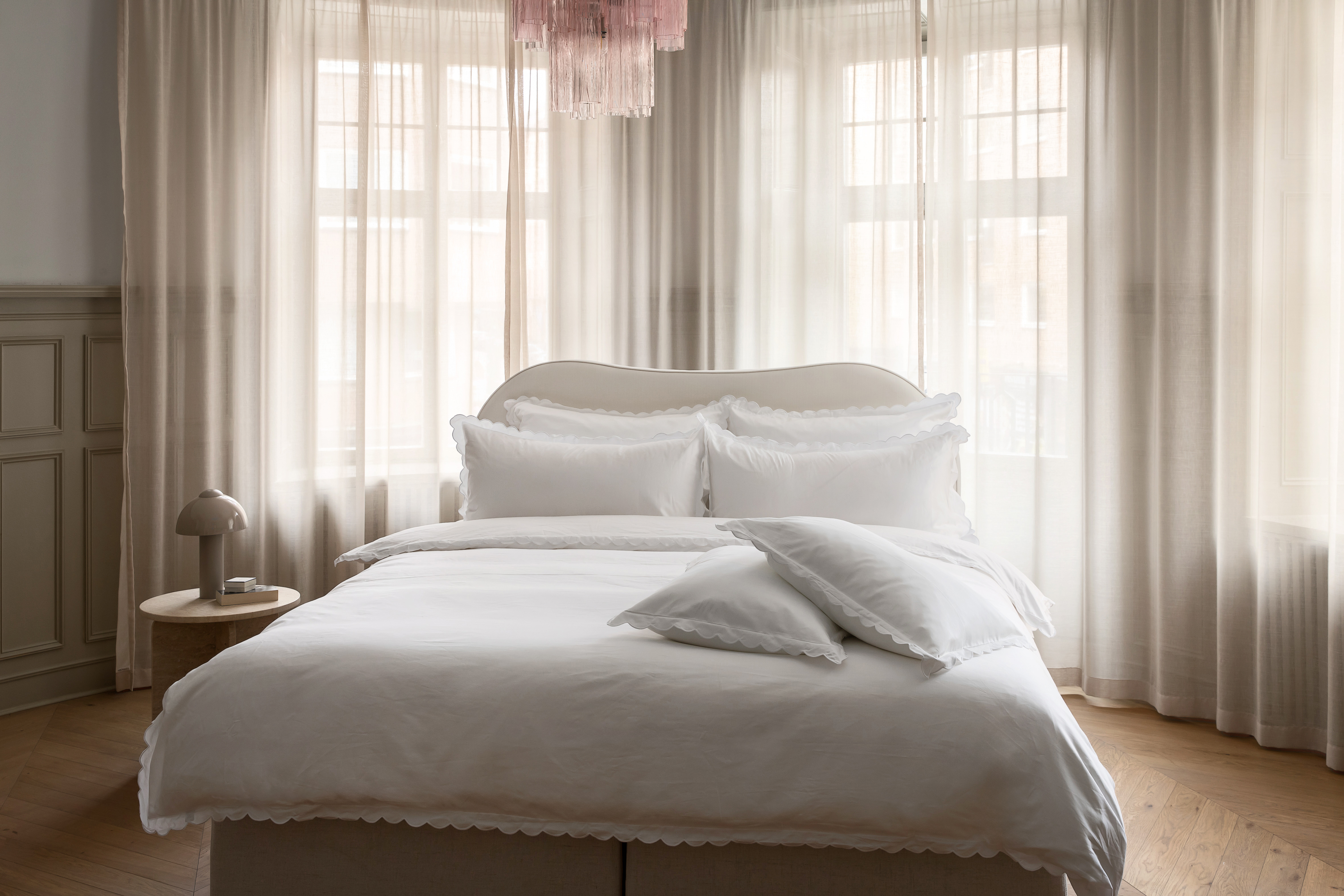 Mille Notti Isola Påslakan Satin Vit Dubbel