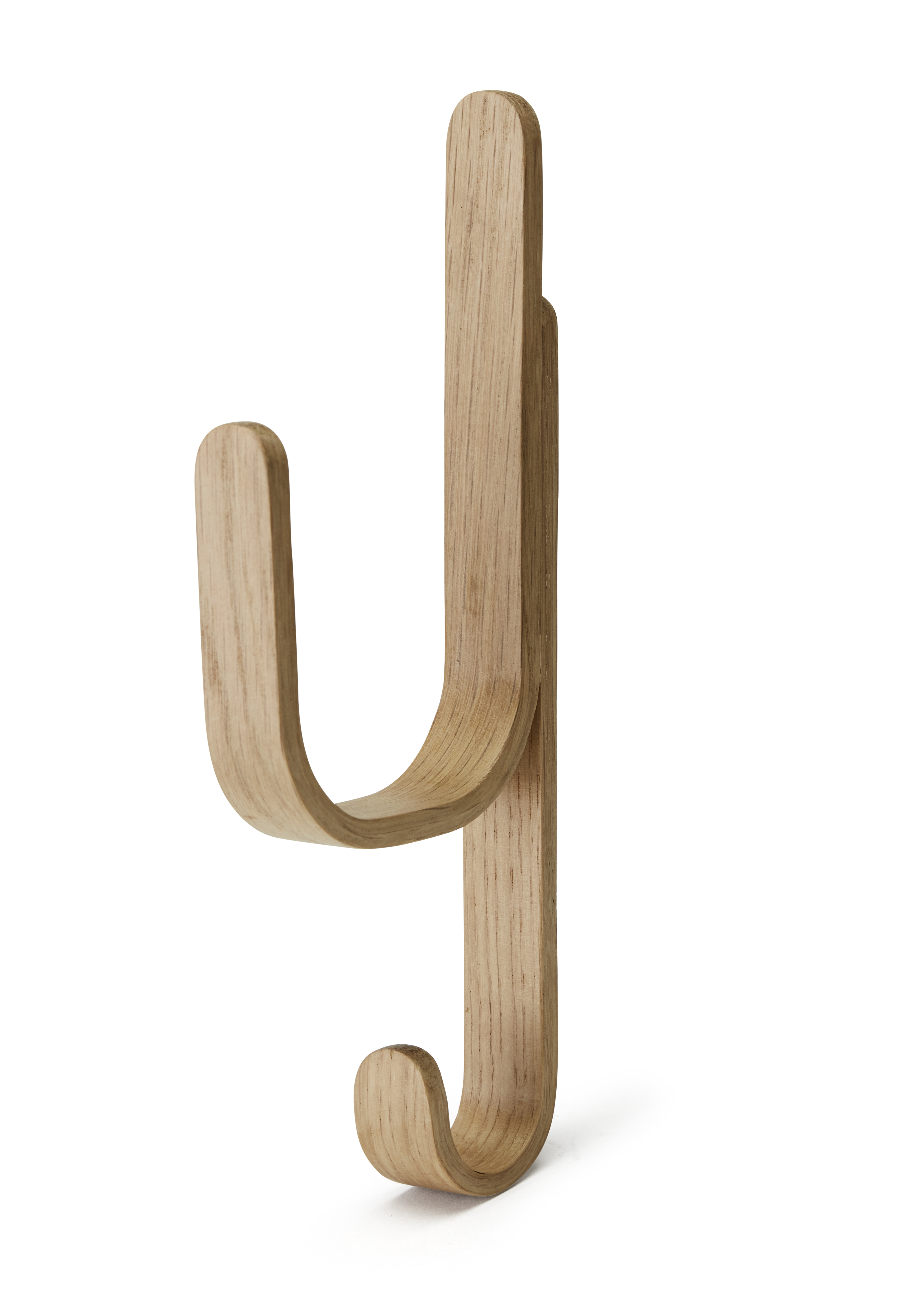 Woody One One Wall Hook Oak