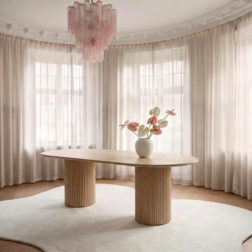 Sleepo Collection Adele Spisebord Hvitoljet 220x100