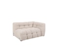Billie 1.5-sits Soffmodul Höger Armstöd Beige Bouclé 141cm