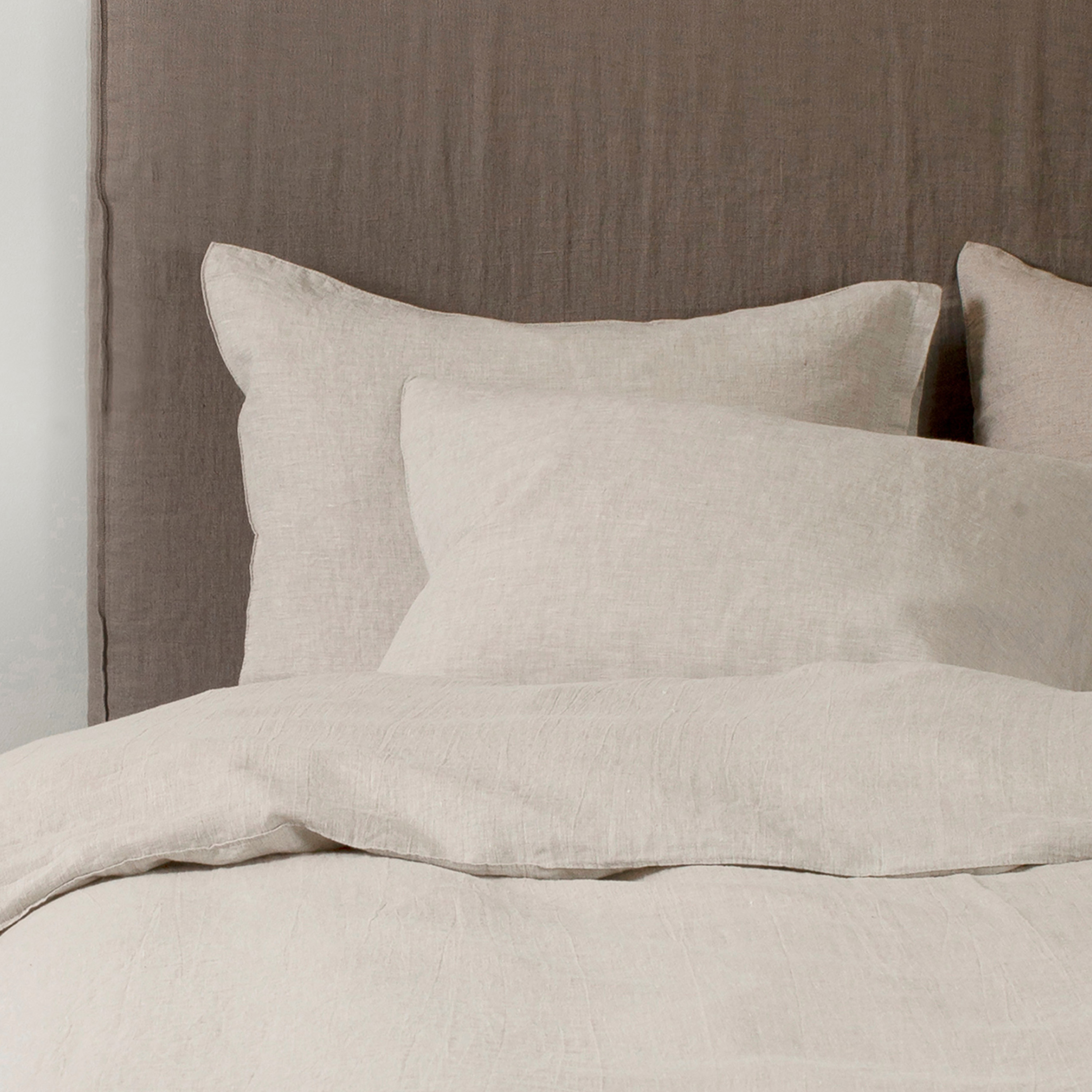 Himla Sunrise Örngott Linne Oatmeal 50x60