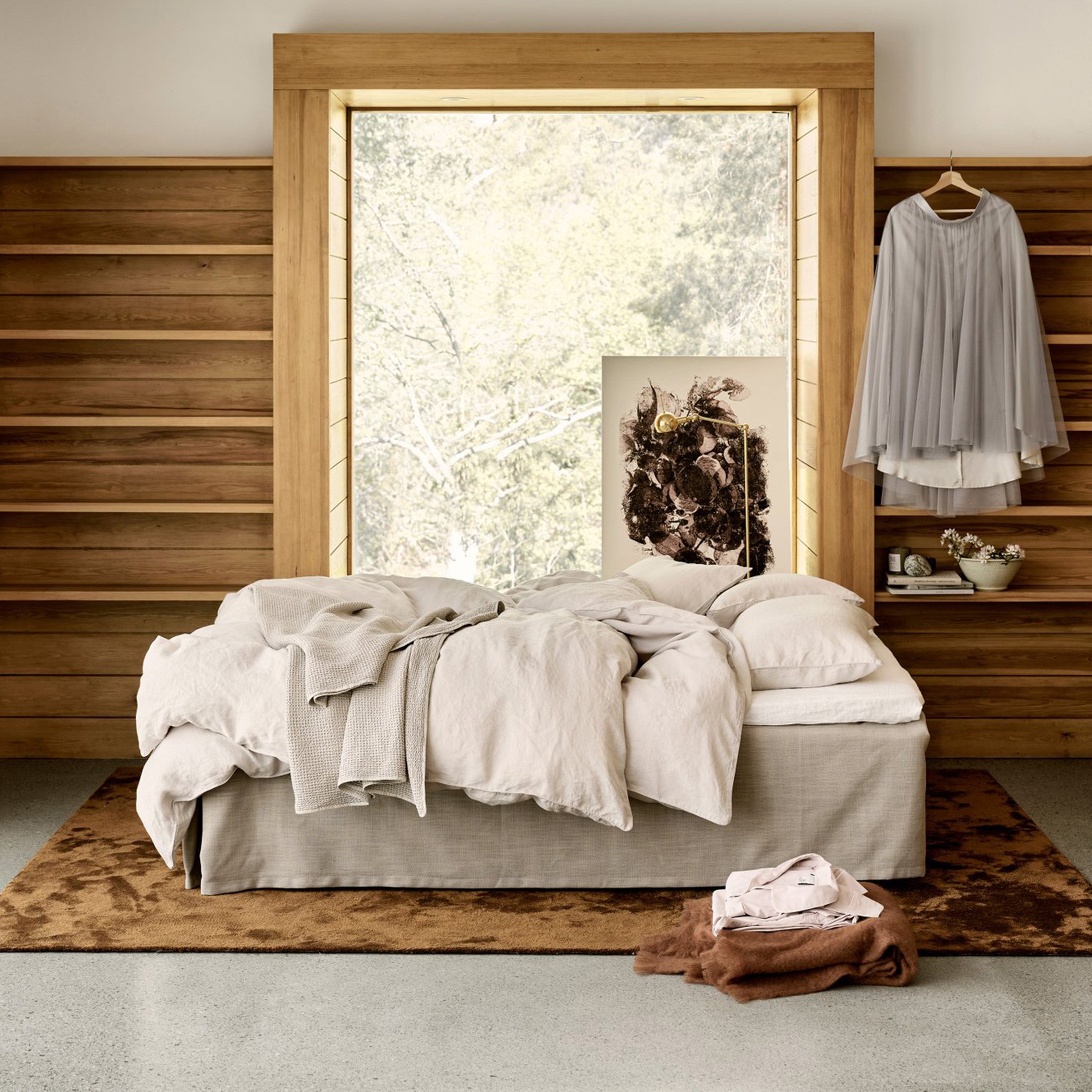 Mille Notti Venezia Sängkappa Natur 120x220x54