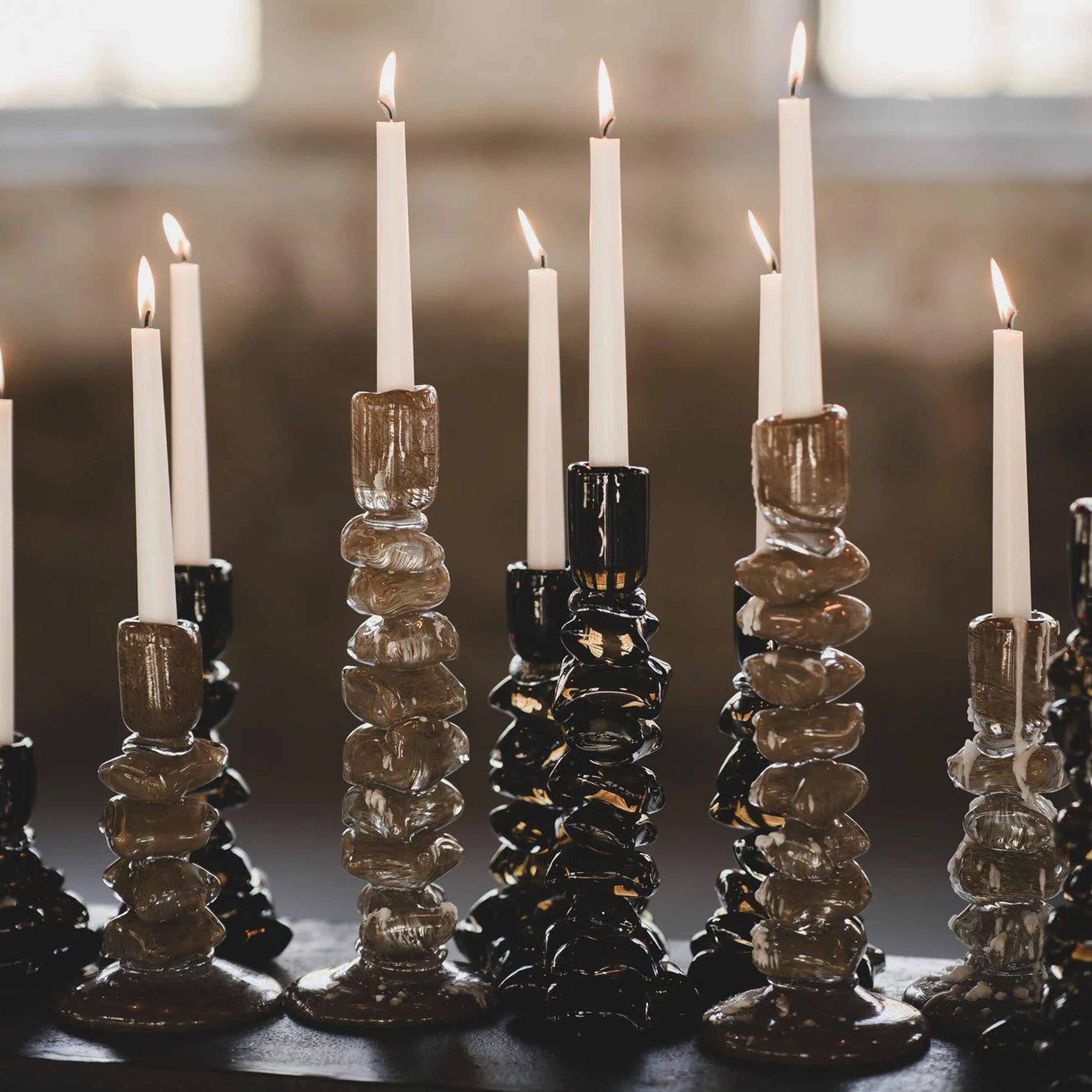 Jakobsdals Carmella Ljusstake Brown Large