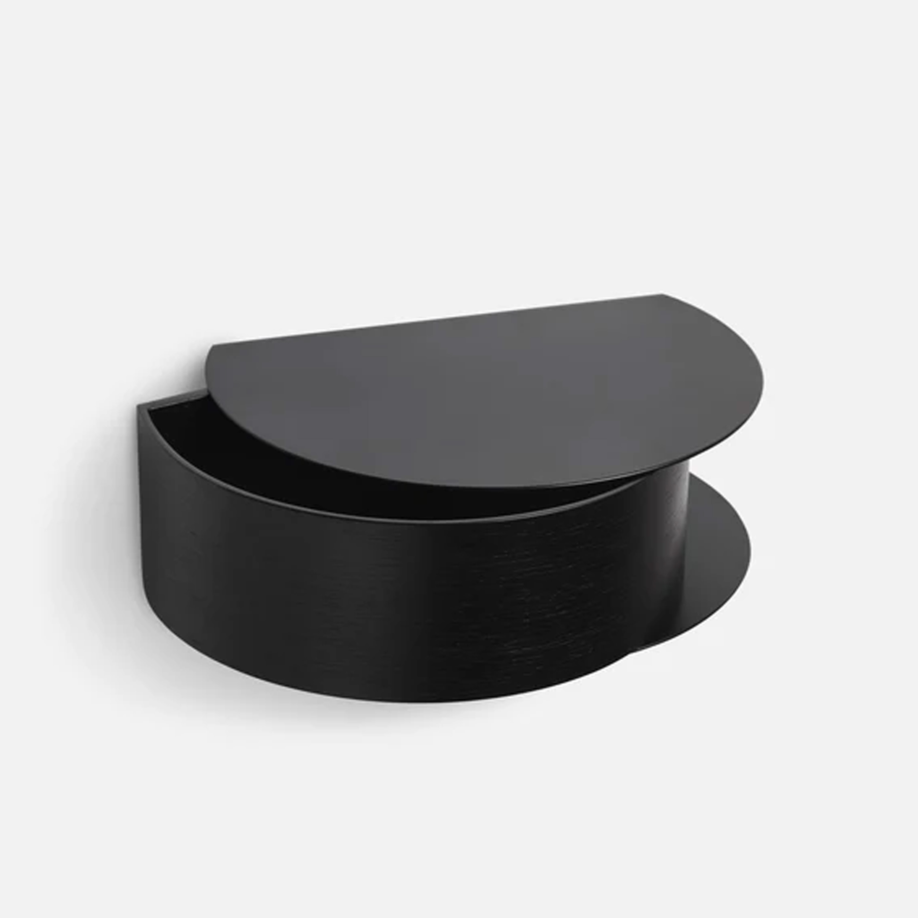 Woud Wallie Vägghängd Hylla Black