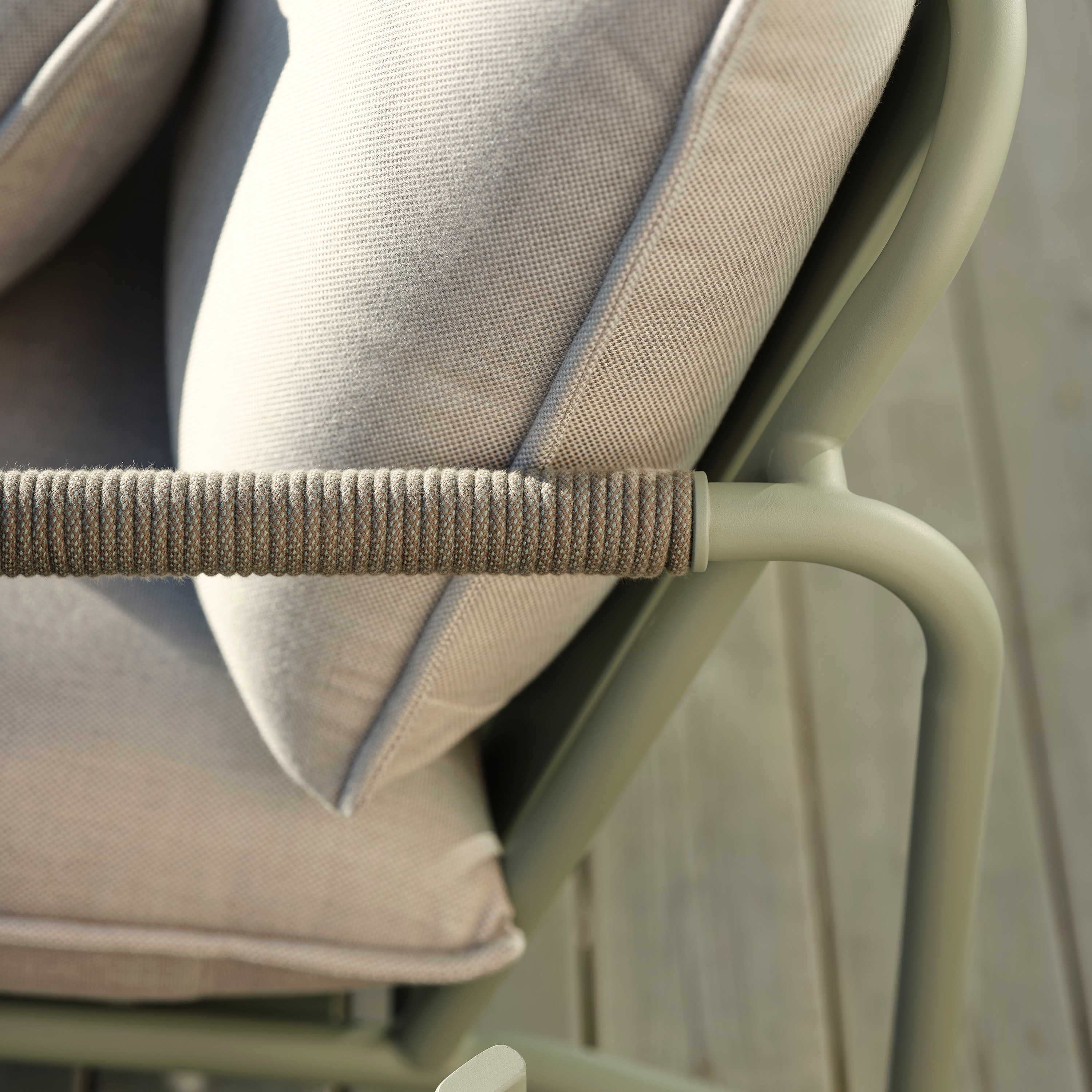 Brafab Lerberget Loungesstol Dusty Green/ash