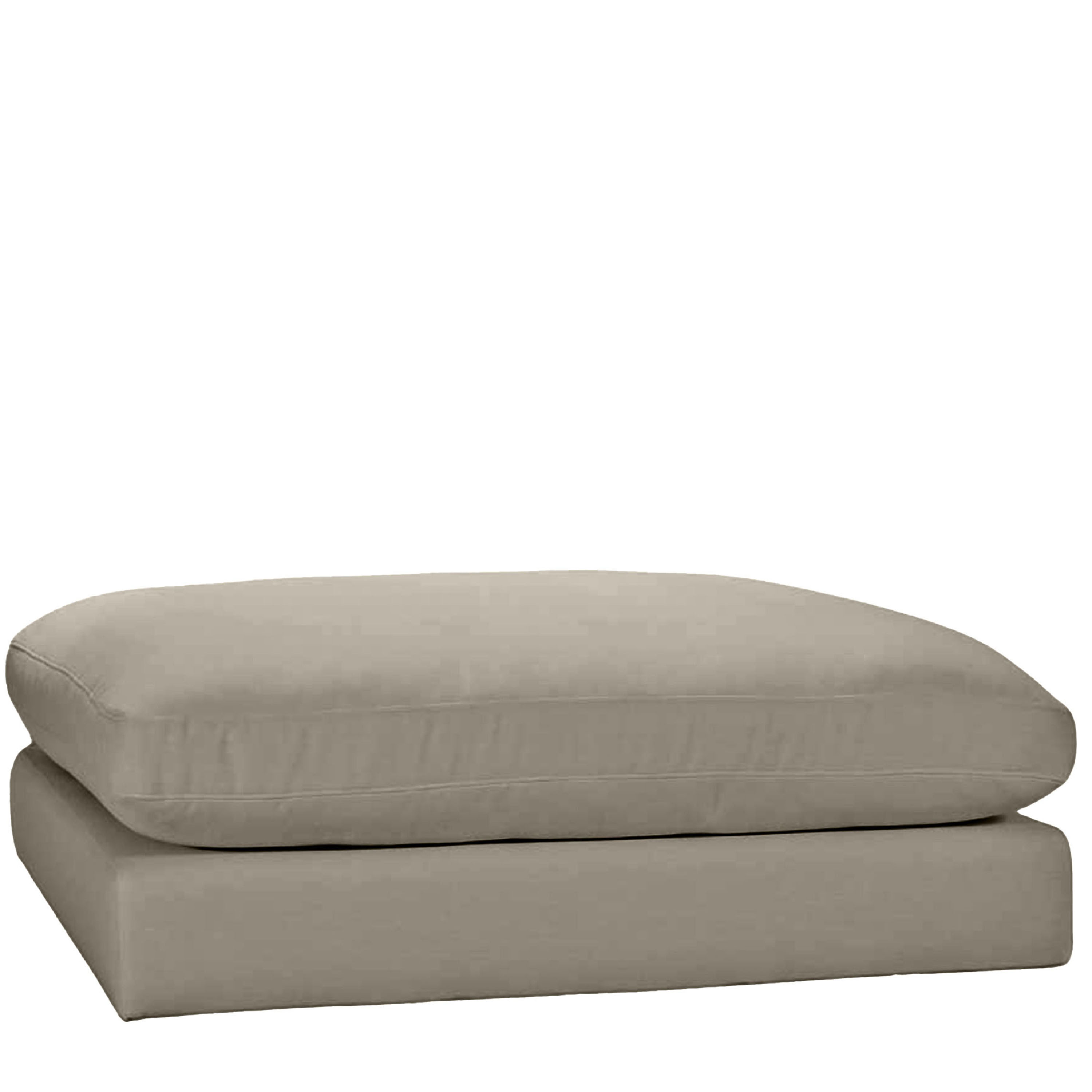 Capri Fotskammel Taupe 120x115