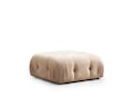 Blanca Fotpall Beige Velvet