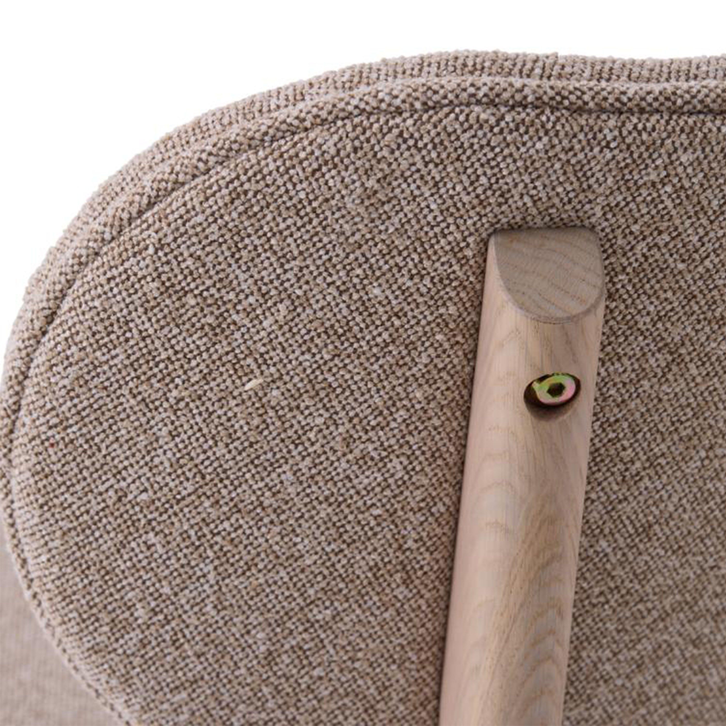 Nordic Home Frances Esszimmerstuhl Weiße Eiche/Sand