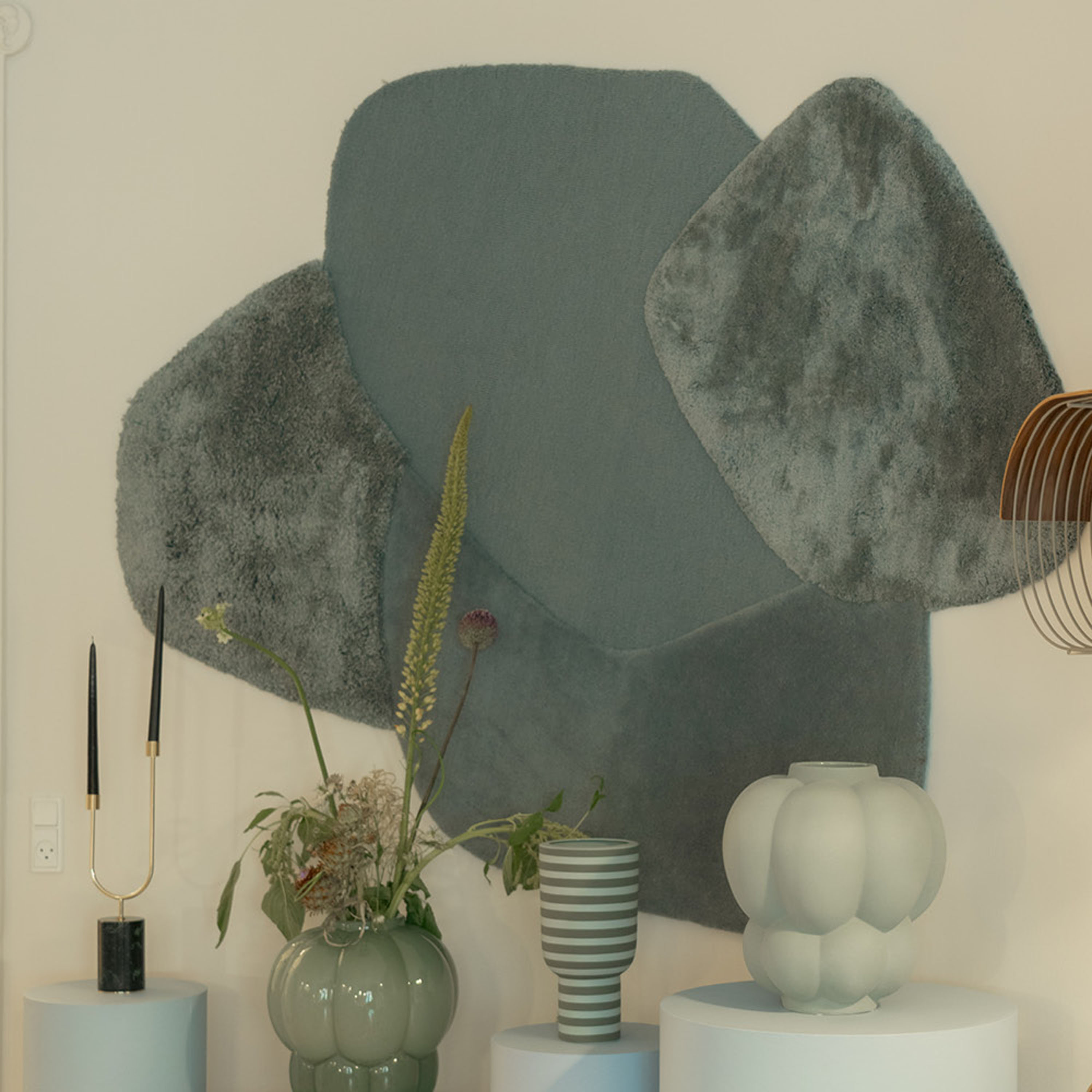 AYTM Mola Viskoosimatto Dusty Blue 288x209