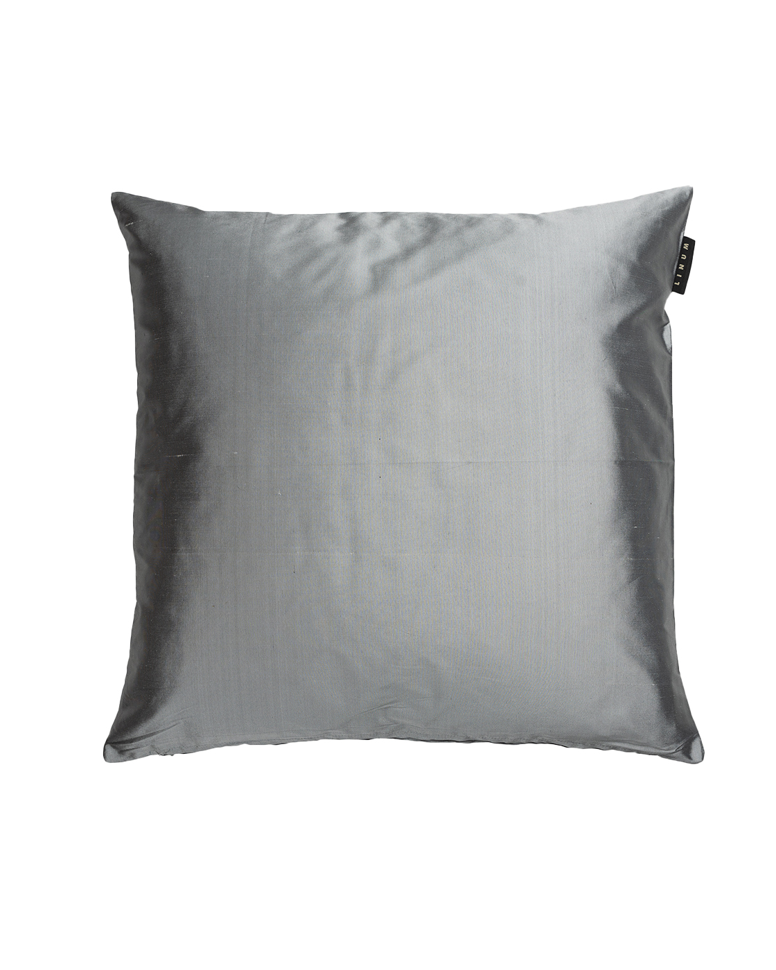 Linum - Silk Kuddfodral Light Grey 50x50 - Grå