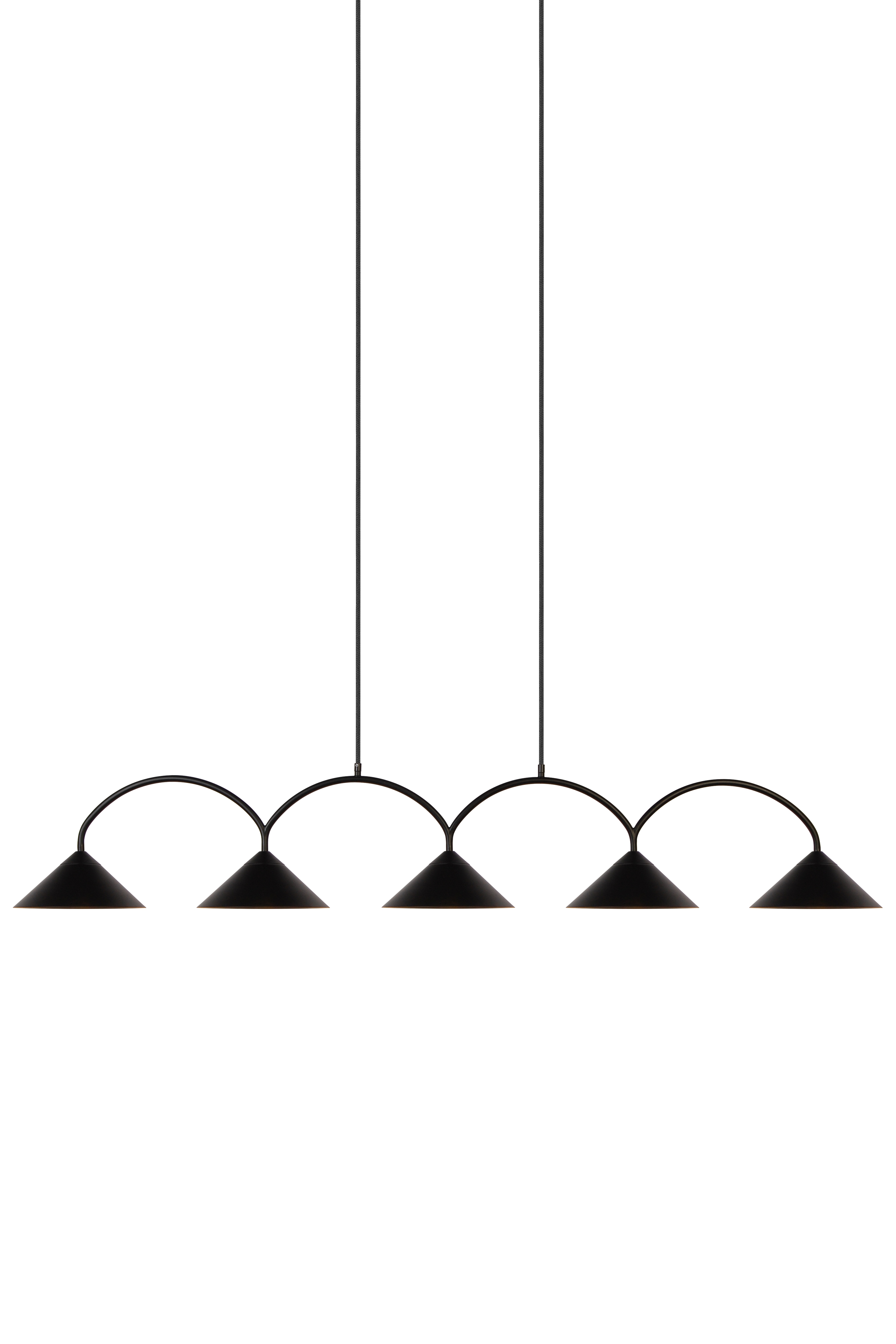 Curve 5 Taklampa Svart