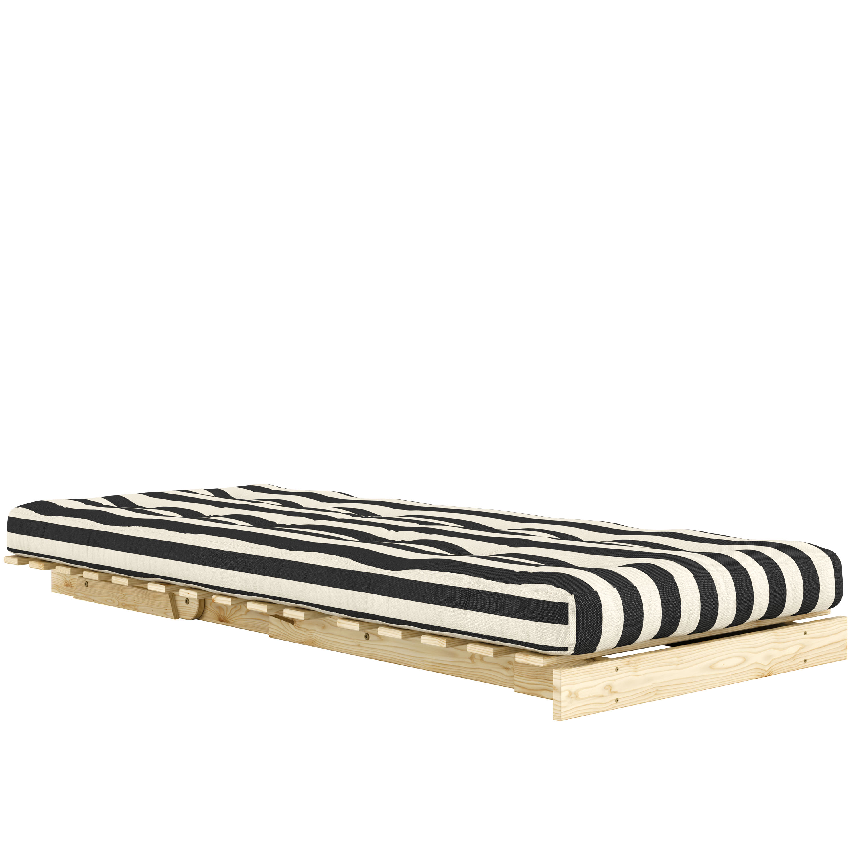Karup Design Roots Bäddfotölj Natur/Black White 90cm