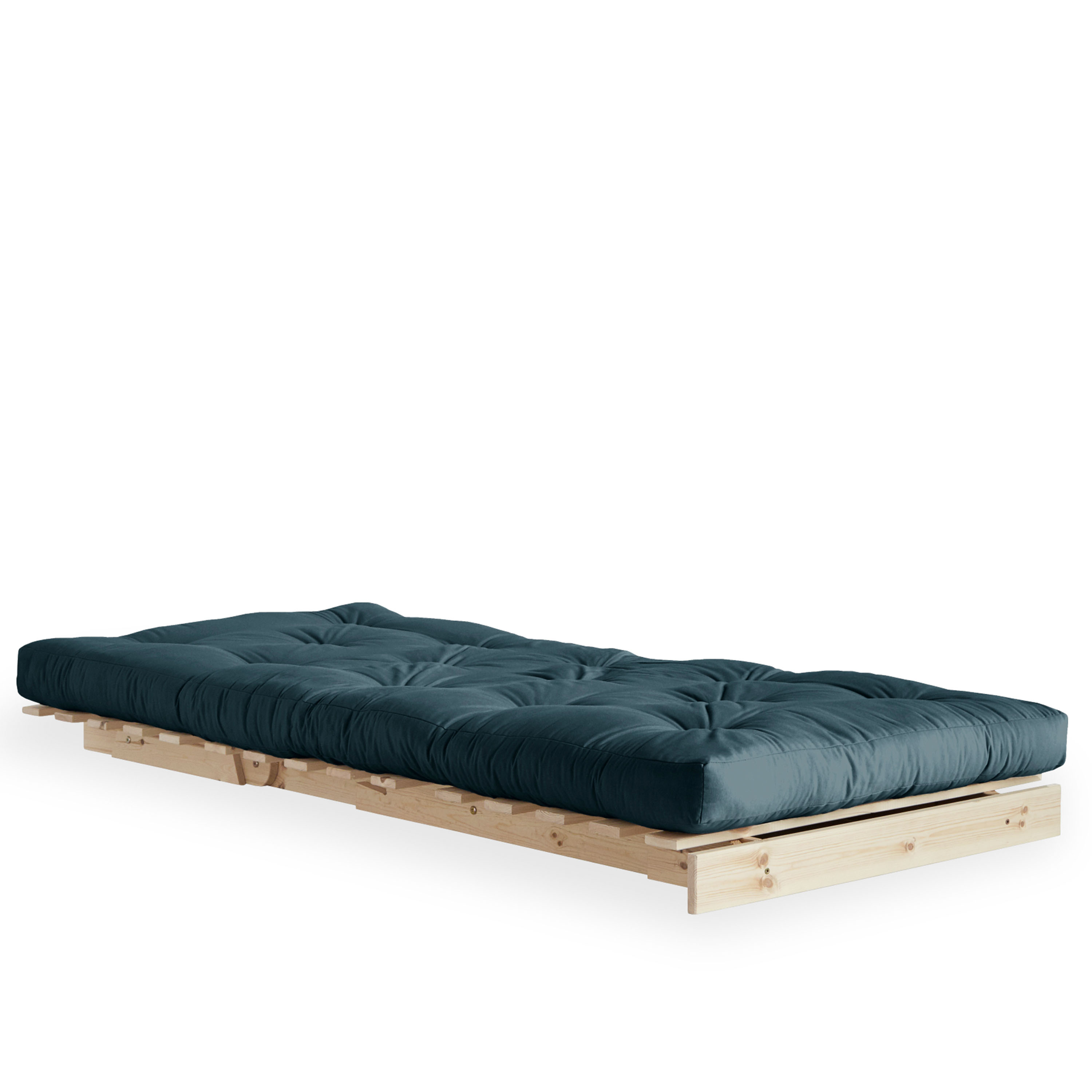 Karup Design Roots Nojatuoli Luonnollinen/Petrol Blue 90 cm