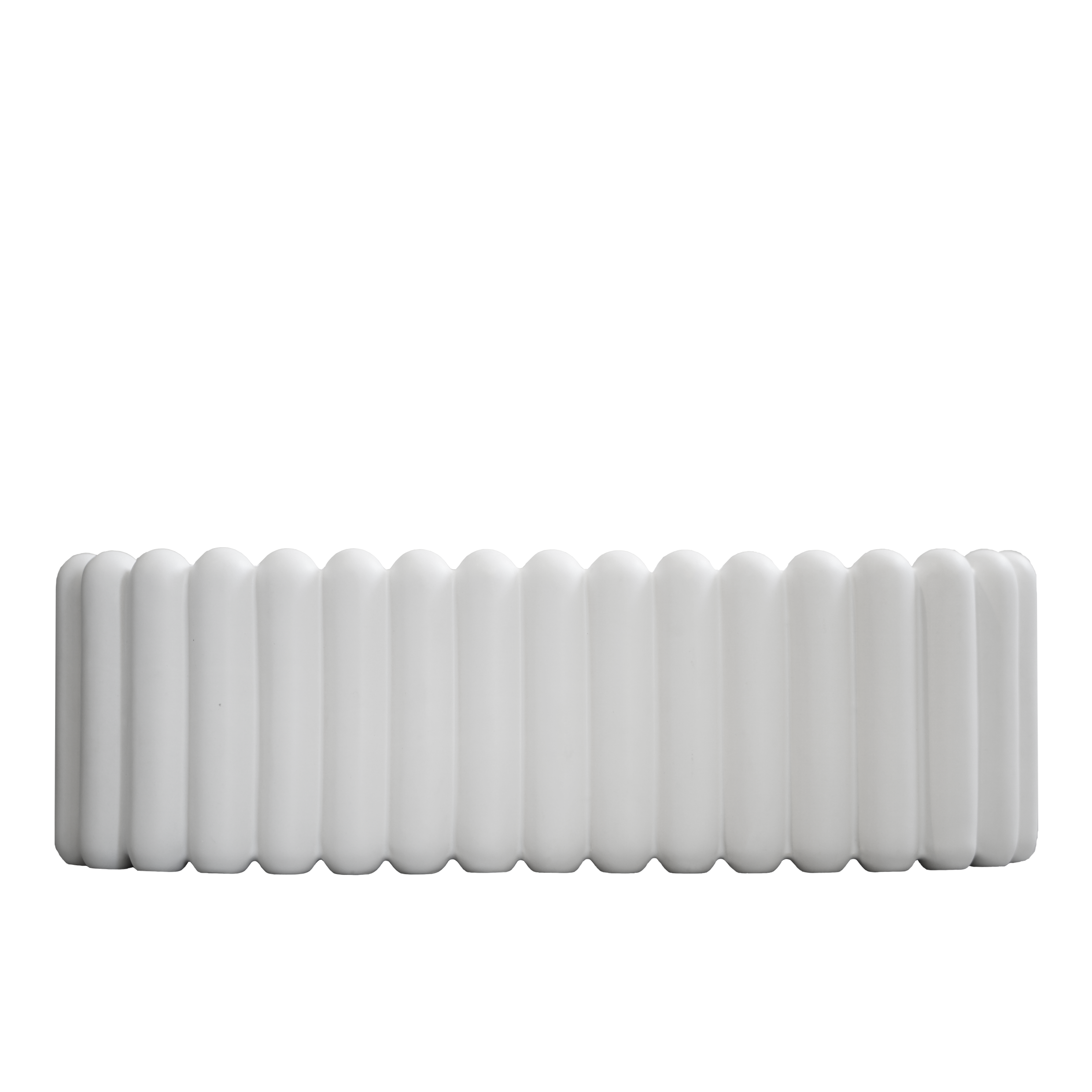 DBKD - Mist Ovale Blumenvase Weiß - Töpfe